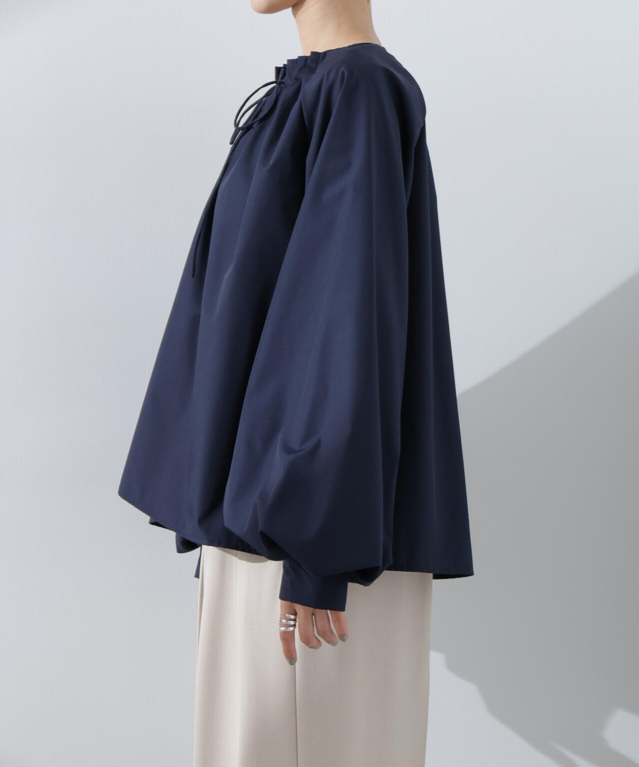 ボリュームスリーブタックブラウス 6735120307