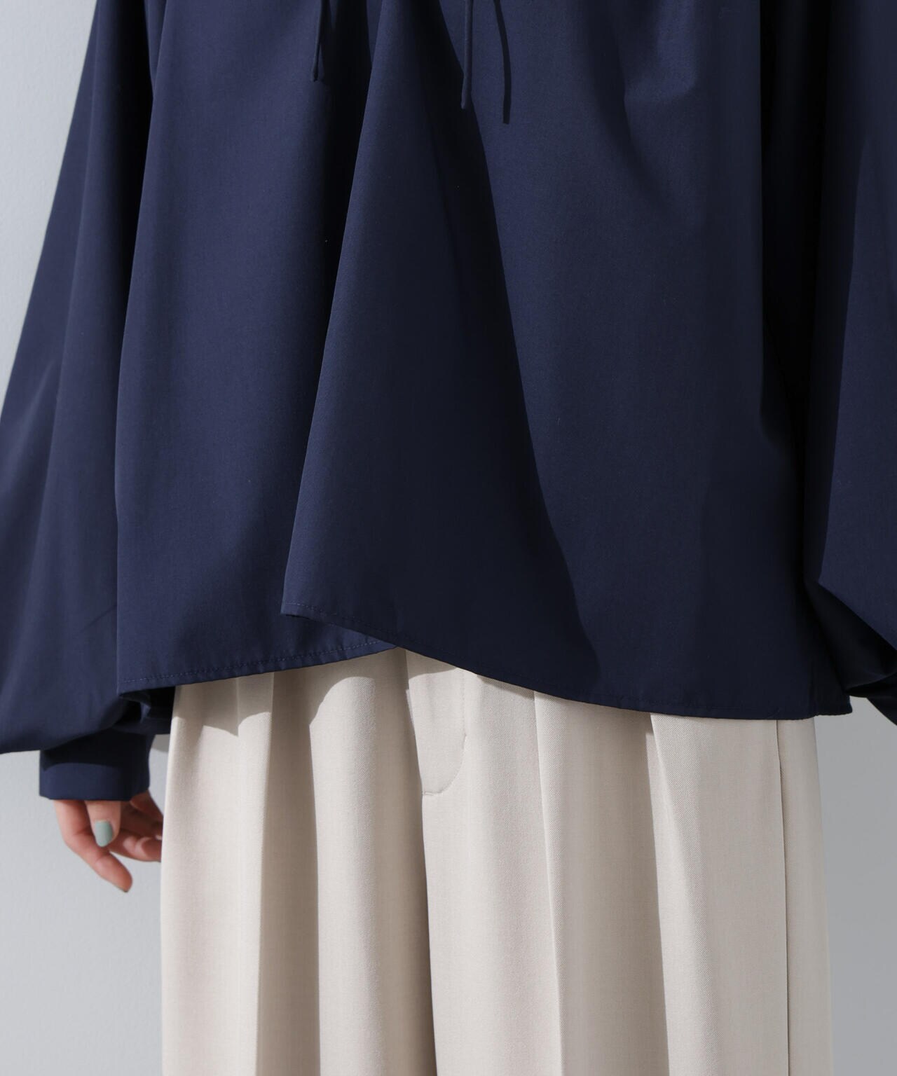 ボリュームスリーブタックブラウス 6735120307