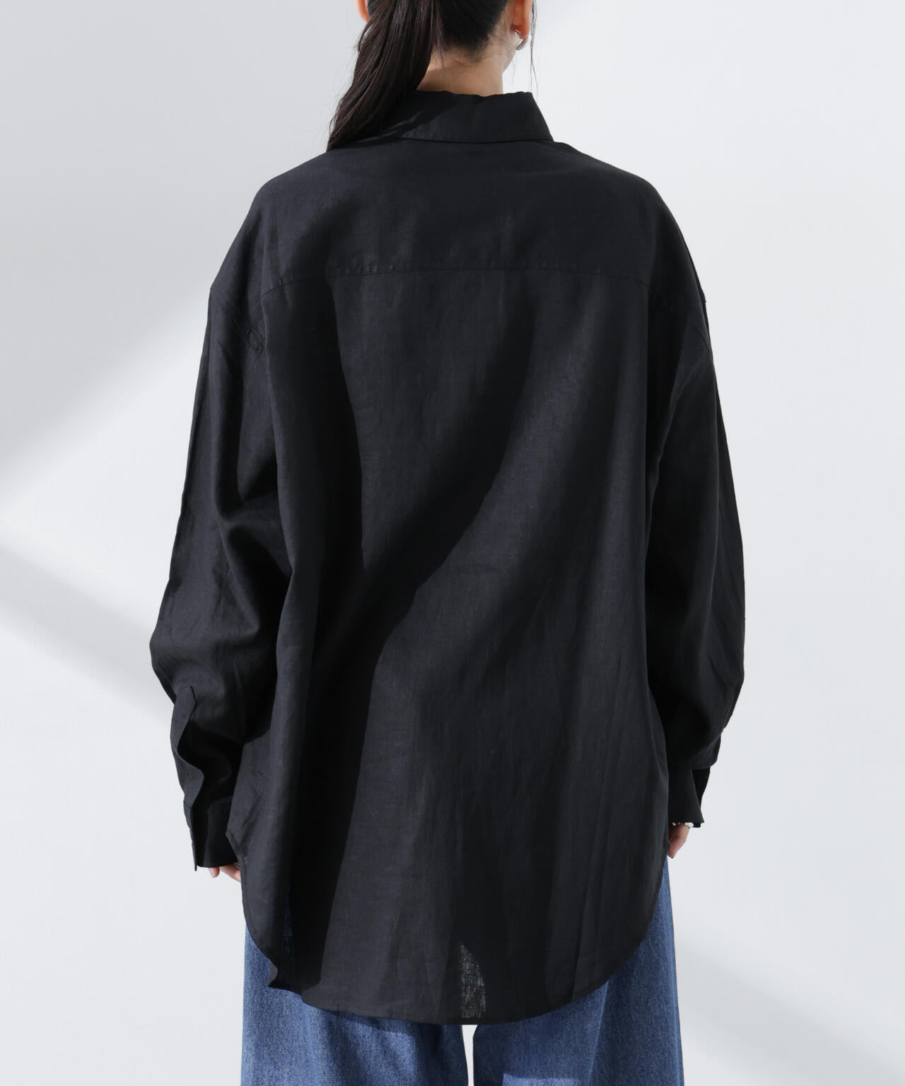 Anti Smell Linen ベーシックワイドシャツ 6735120309