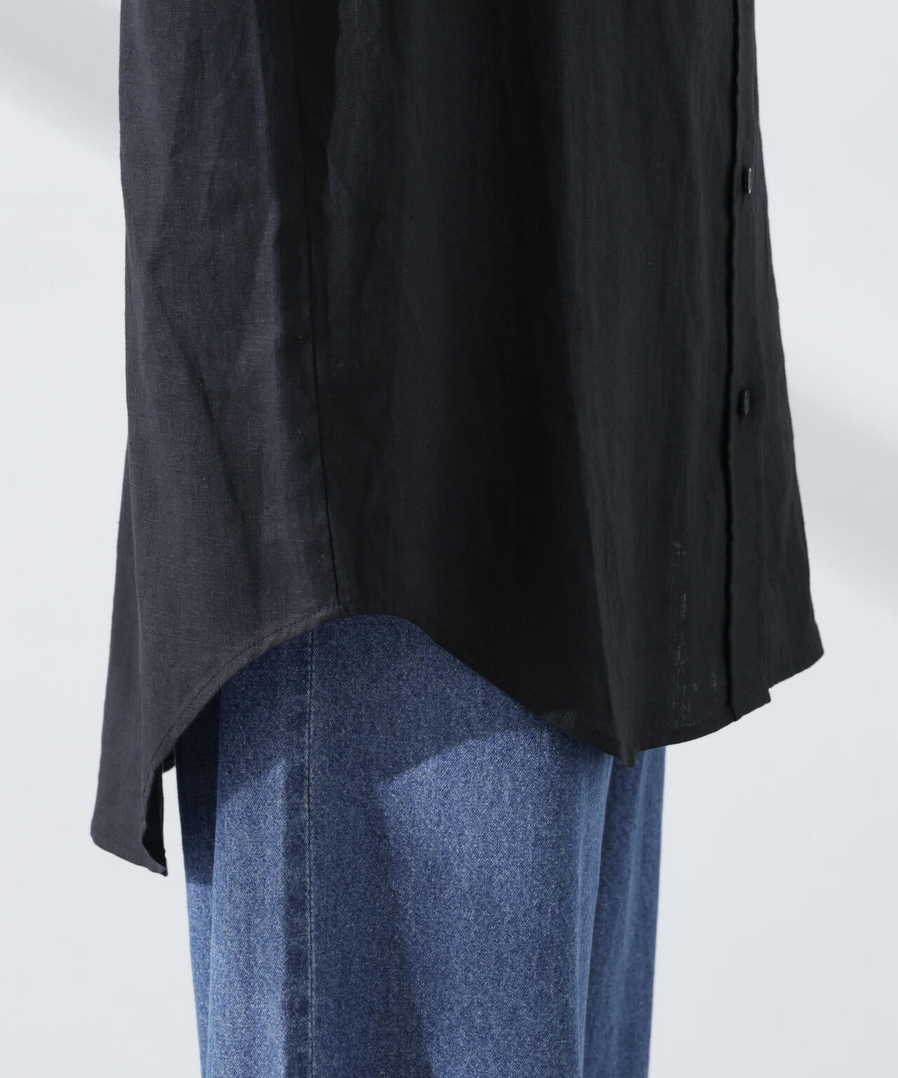 Anti Smell Linen ベーシックワイドシャツ 6735120309