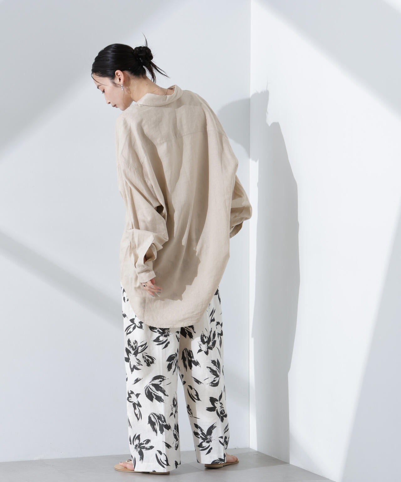 Anti Smell Linen ベーシックワイドシャツ 6735120309