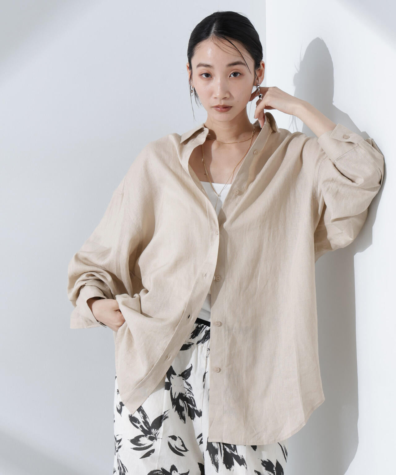 PSYCHO LAB Gentle Blood L 薄緑　シャツ　マント込み ストレッチバイオシャツ /洗える(ブラウス・シャツ) | TRUNK