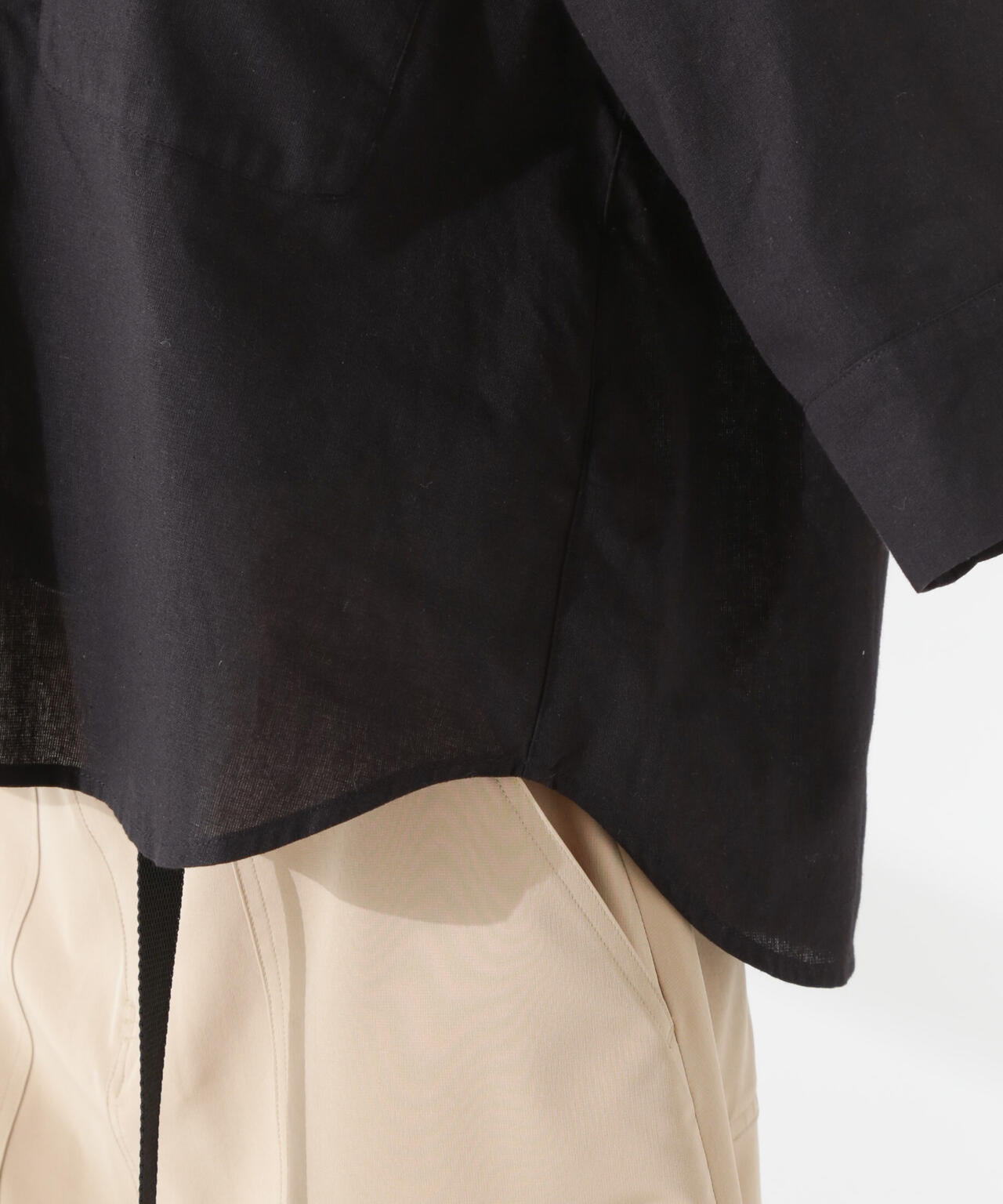 綿麻COOLMAX5分袖シャツ(セットアップ可) 6735121300