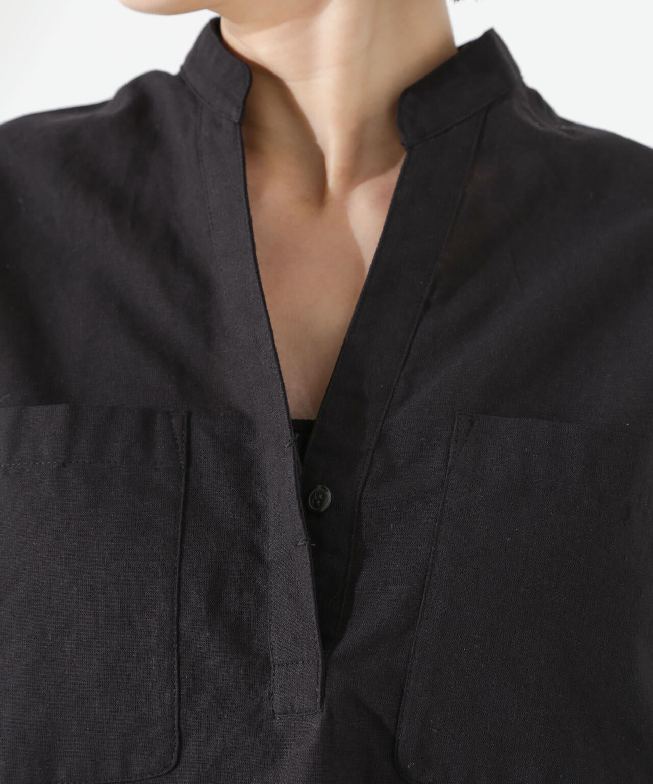 綿麻COOLMAX5分袖シャツ(セットアップ可) 6735121300