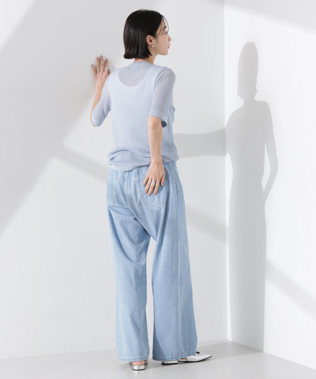 PENNEYS別注TheFOXシアーリブニットトップス 6735122326