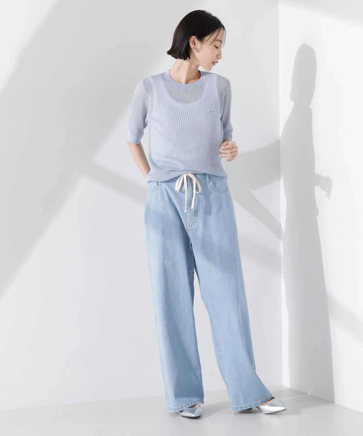 PENNEYS別注TheFOXシアーリブニットトップス 6735122326