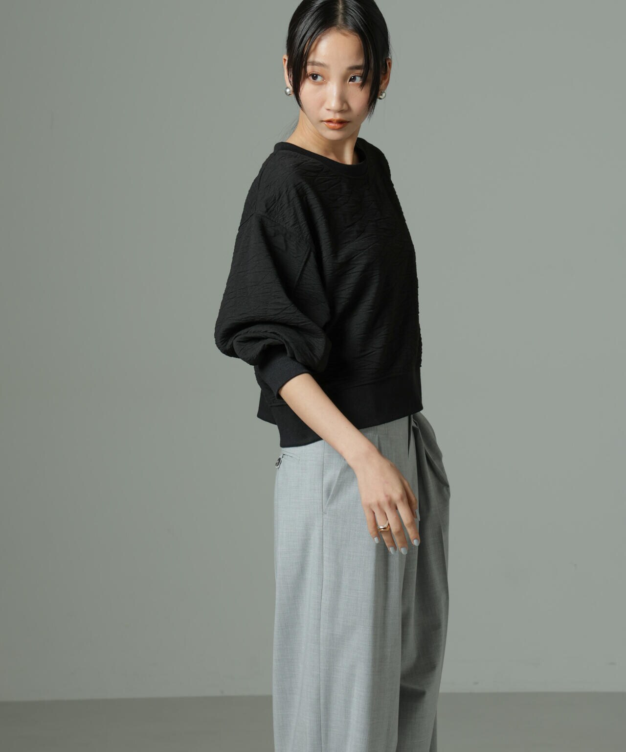 フクレジャガードカットトップス(セットアップ可) 6735123301