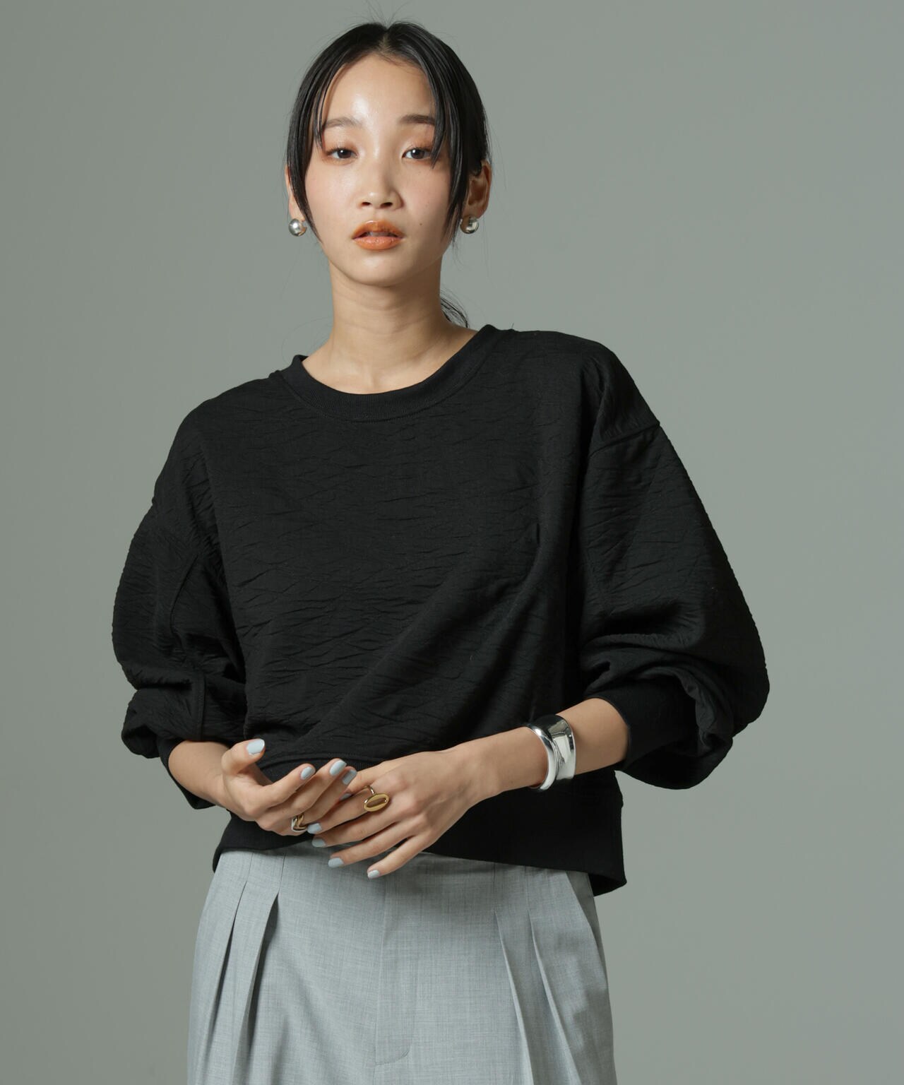 フクレジャガードカットトップス(セットアップ可) 6735123301