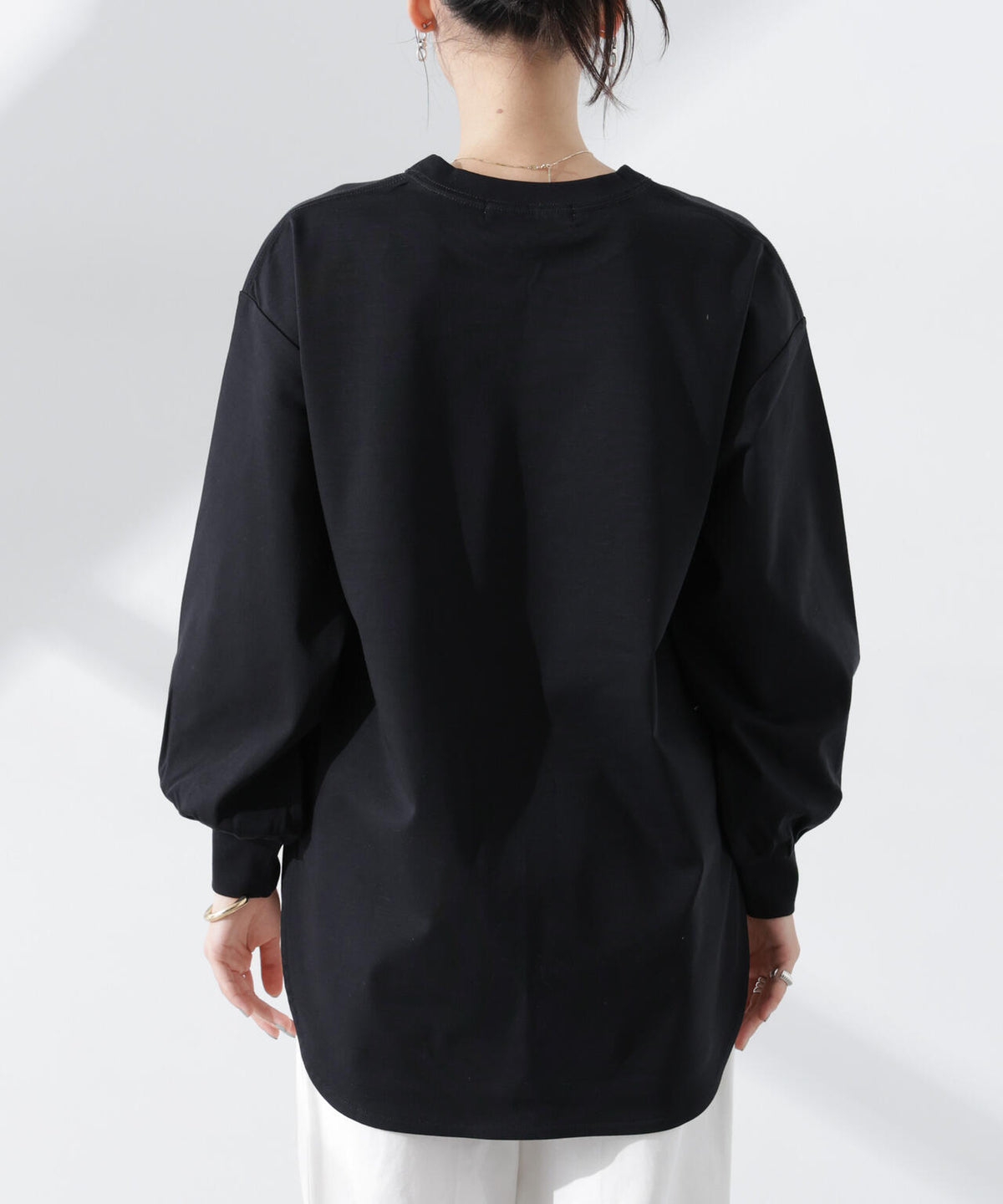 Anti SmellスムースシルケットロングスリーブTシャツ 6735123303