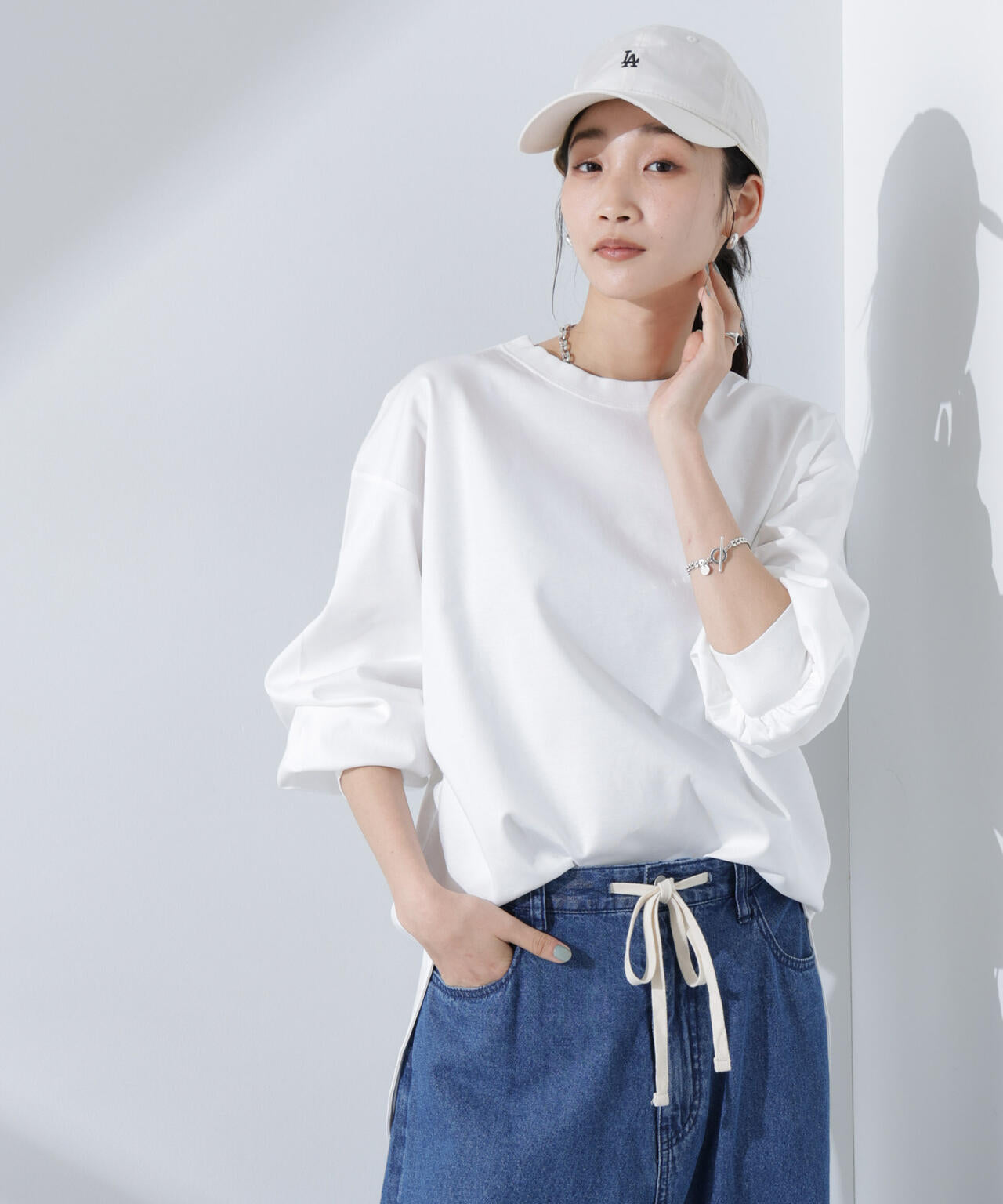 Anti SmellスムースシルケットロングスリーブTシャツ 6735123303