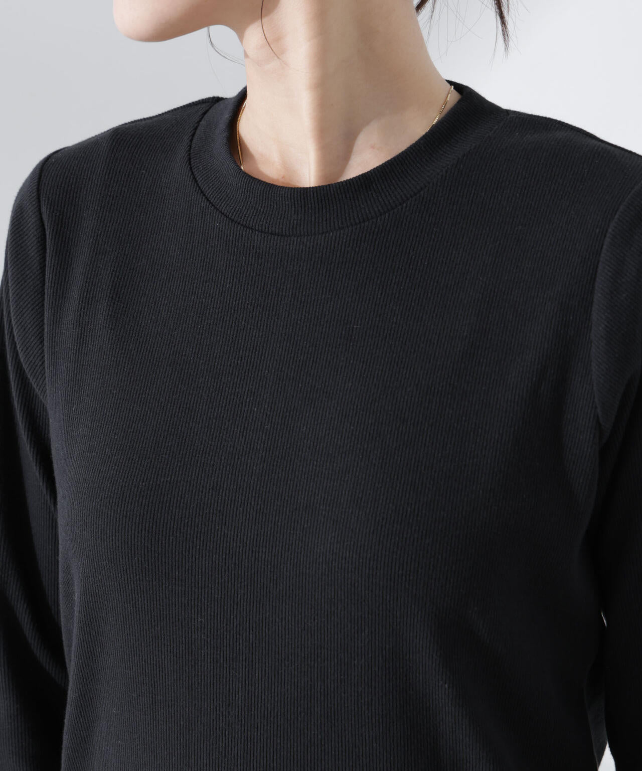 抗菌防臭リブロングスリーブTシャツ 6735123307