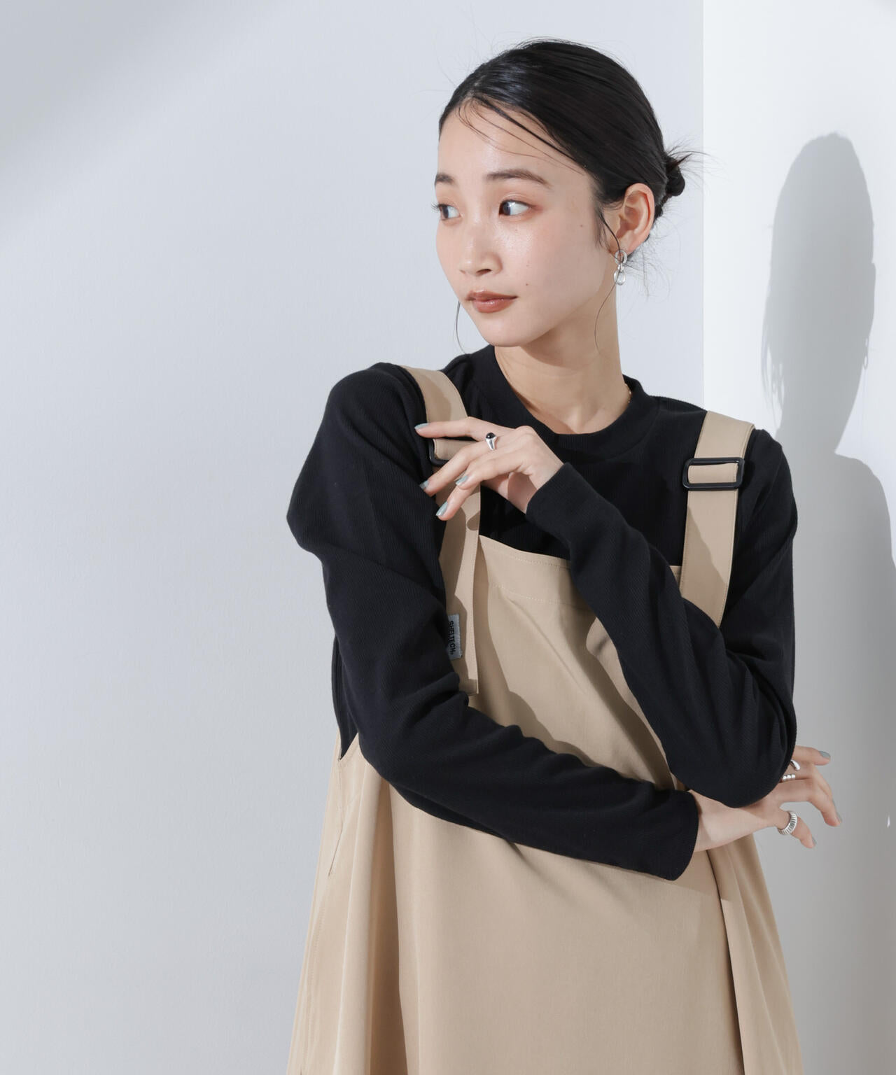 抗菌防臭リブロングスリーブTシャツ 6735123307