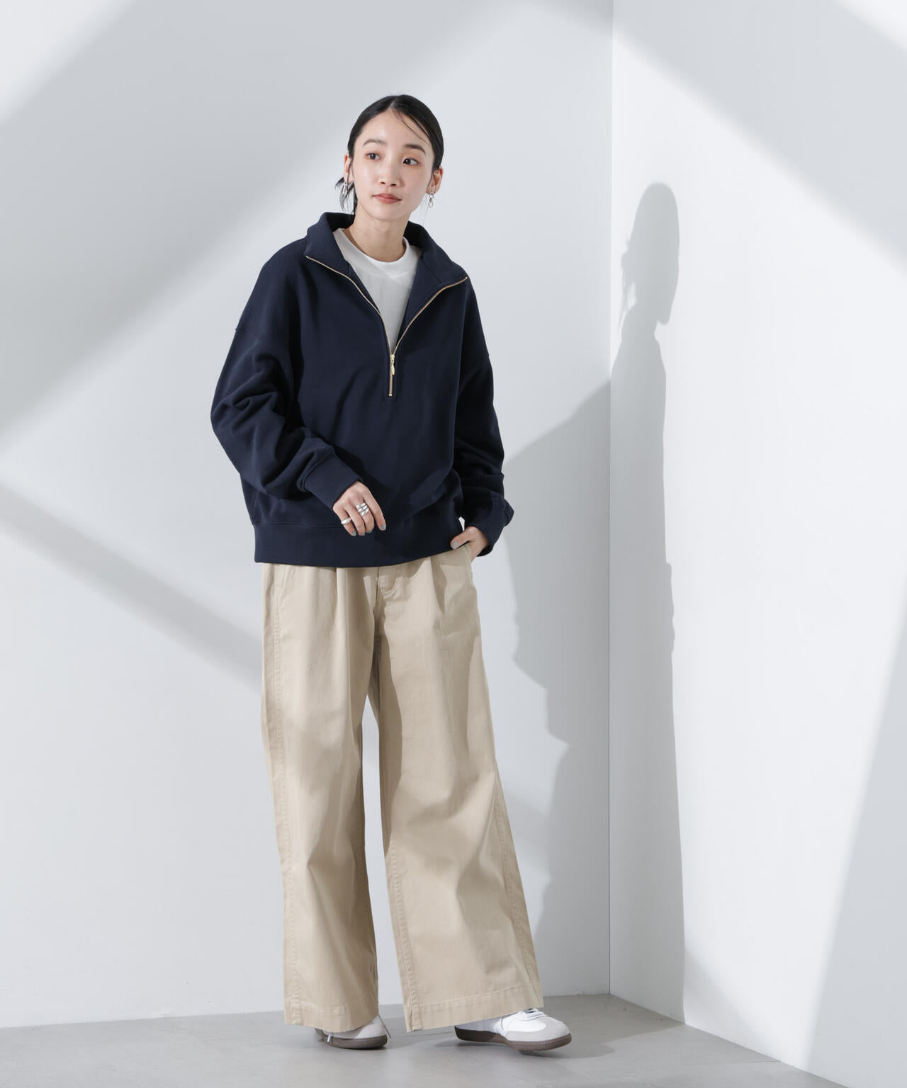 抗菌防臭リブロングスリーブTシャツ 6735123307