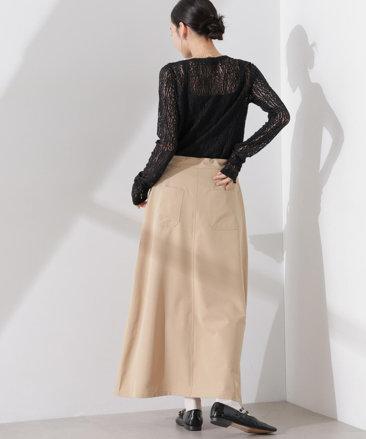 シアーレースカットトップス 6735123311