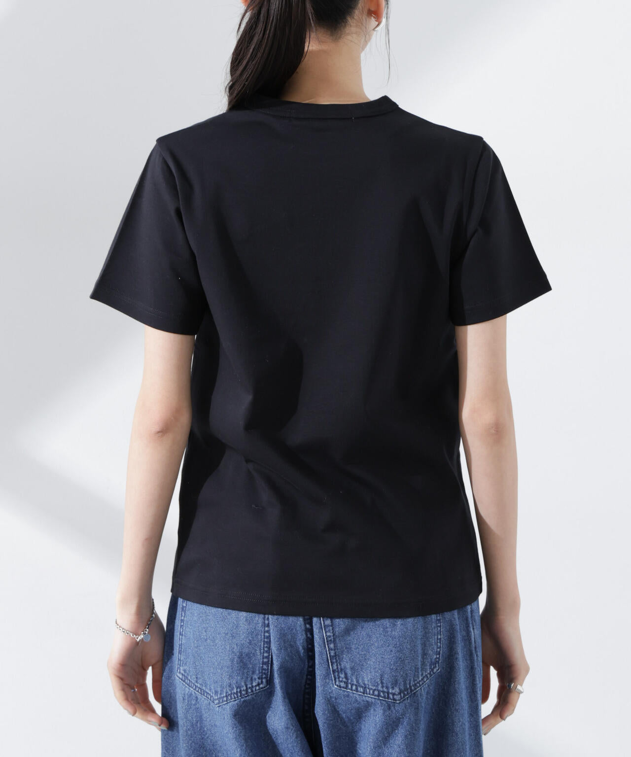 Anti SmellスムースシルケットクルーネックTシャツ 6735124301