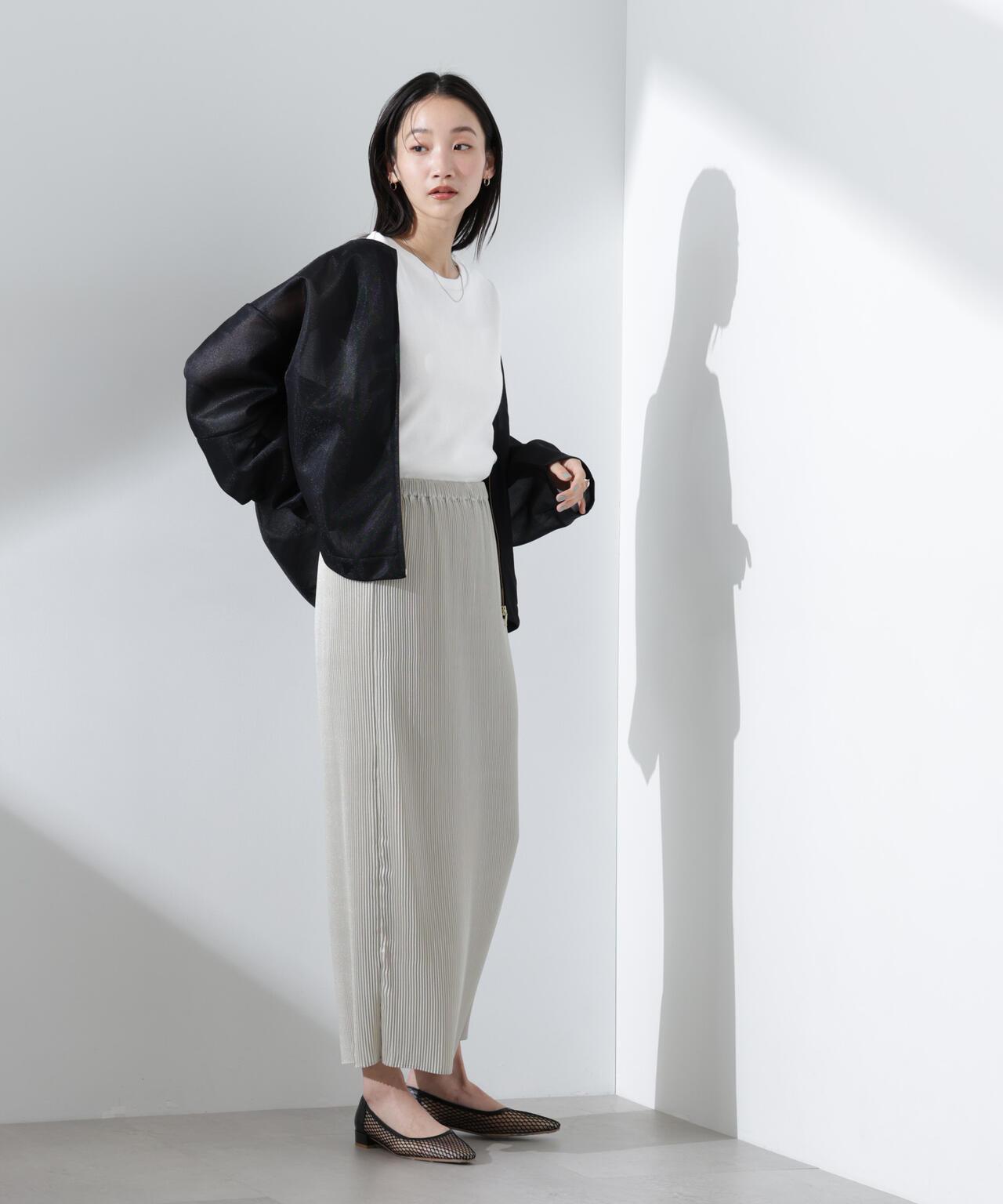 UVカット抗菌防臭吸水速乾イージーケアノースリーブ 6735124303