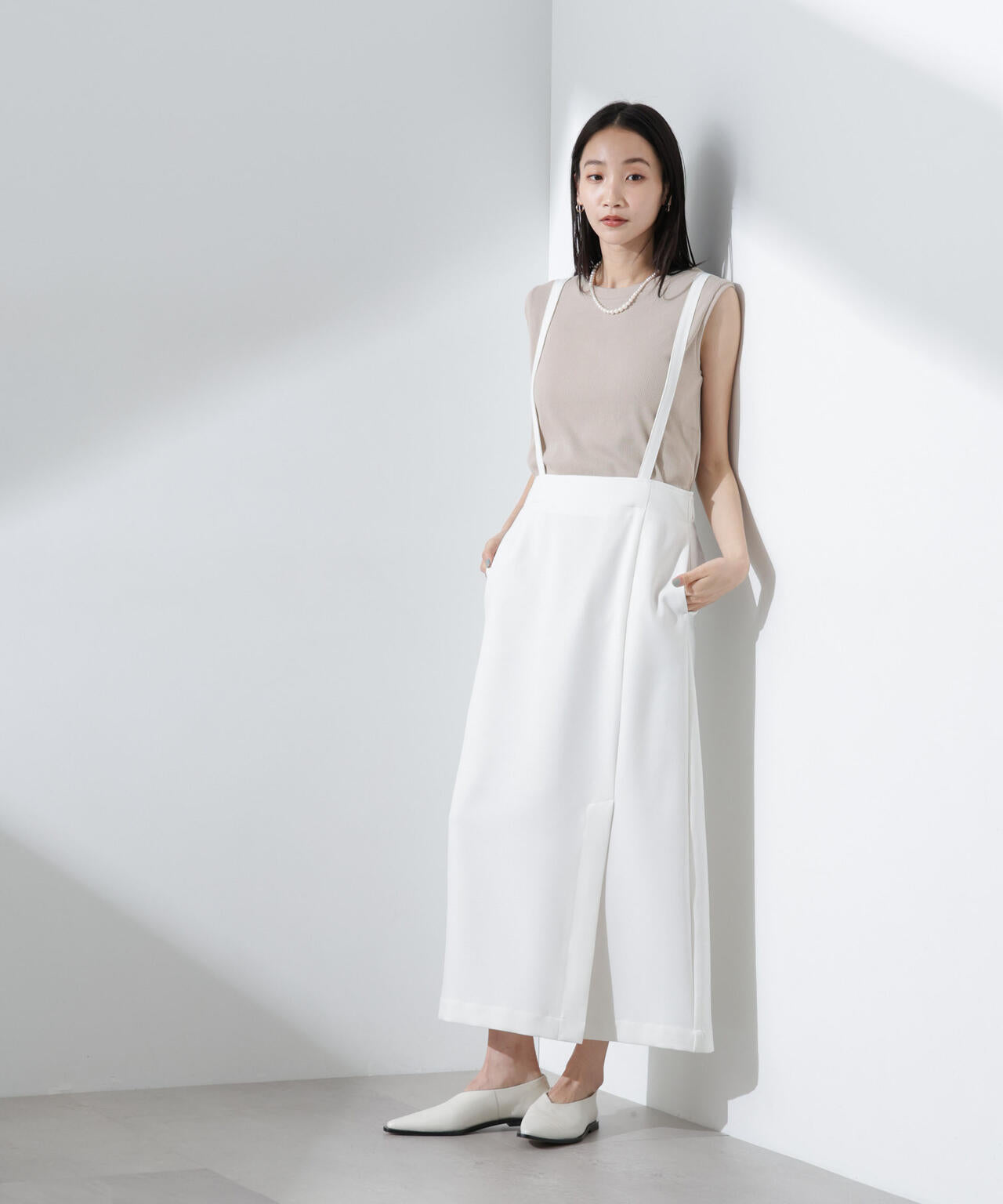 UVカット抗菌防臭吸水速乾イージーケアノースリーブ 6735124303