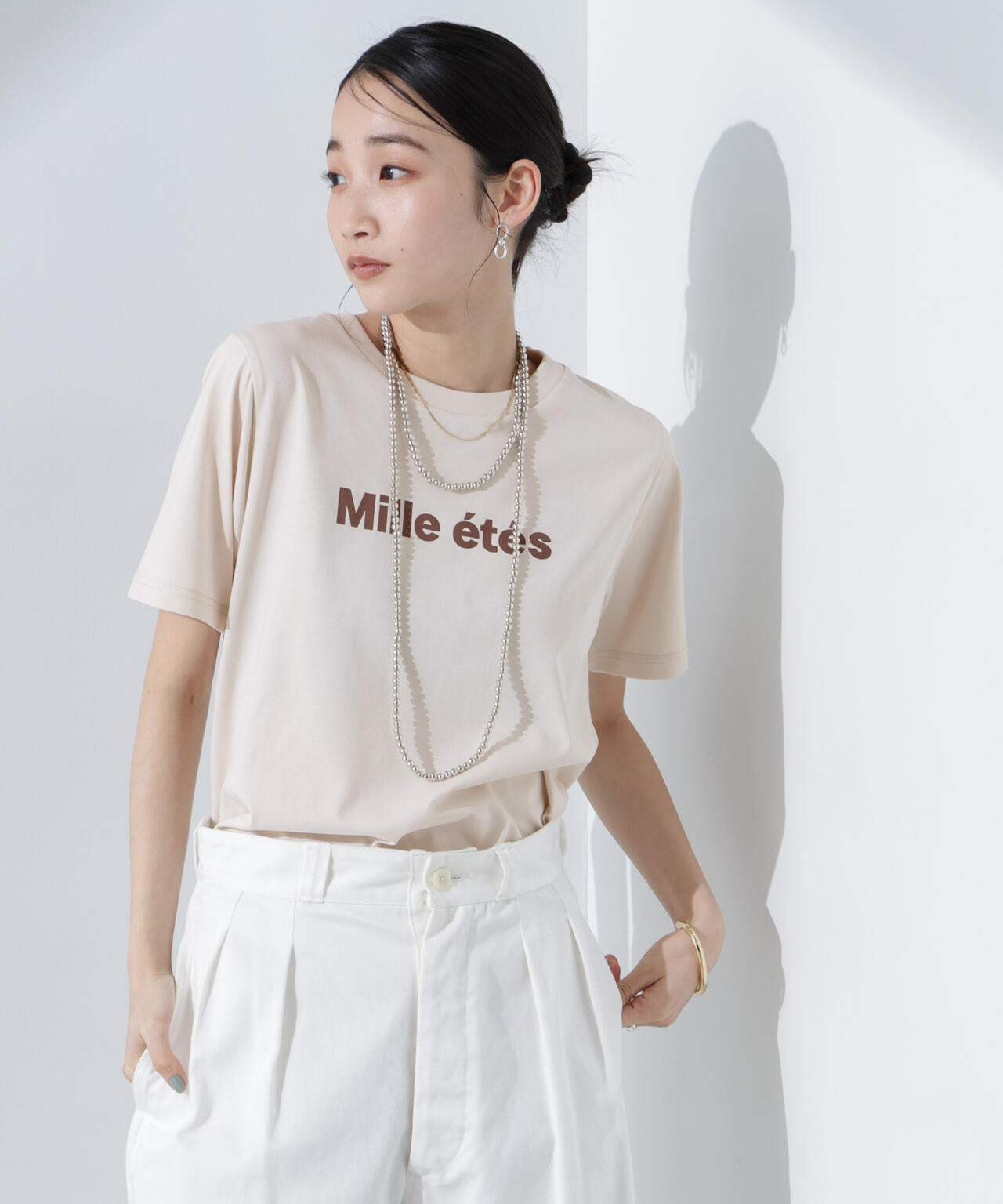 ロゴプリントTシャツ 6735124308