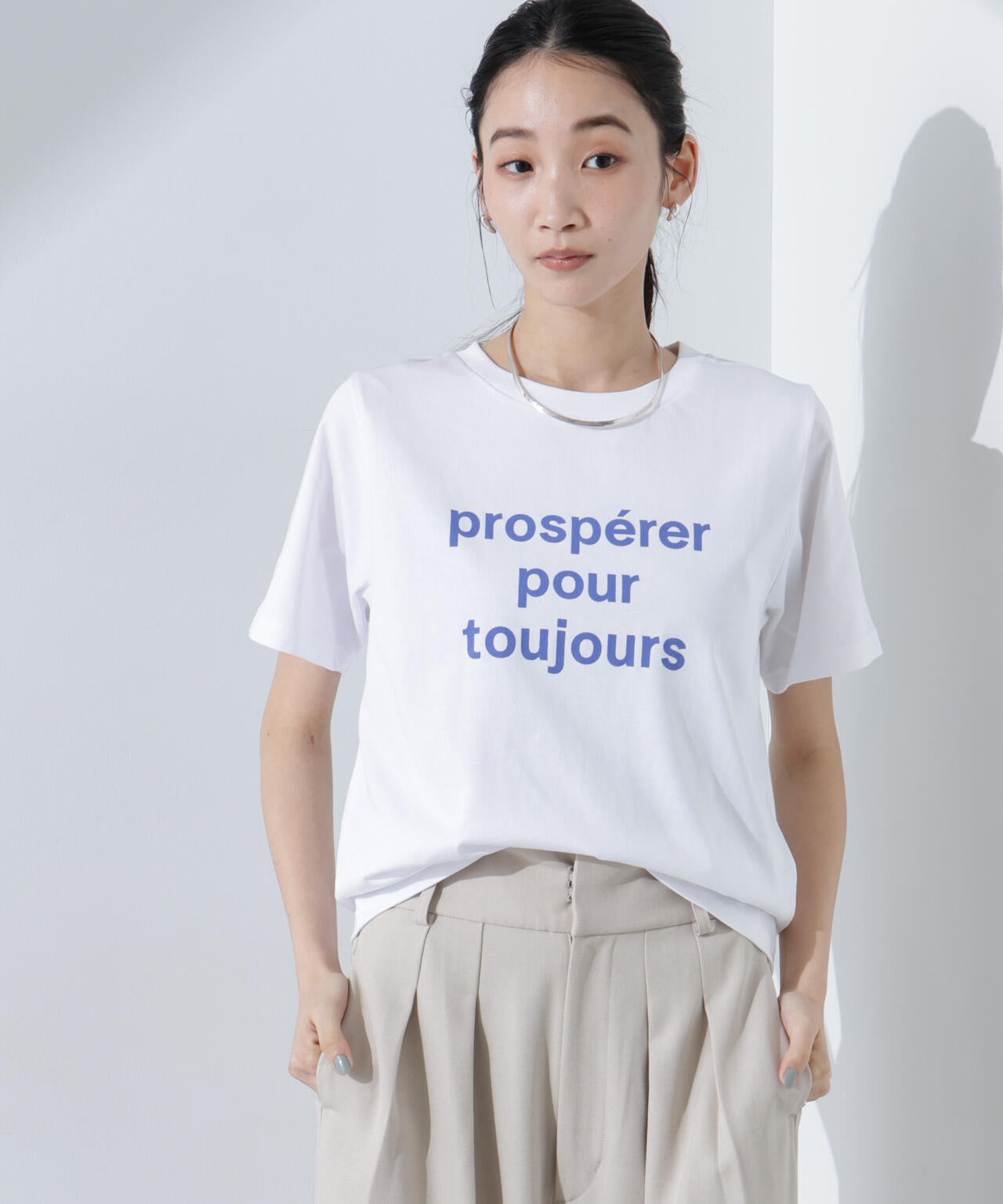 ロゴプリントTシャツ 6735124308