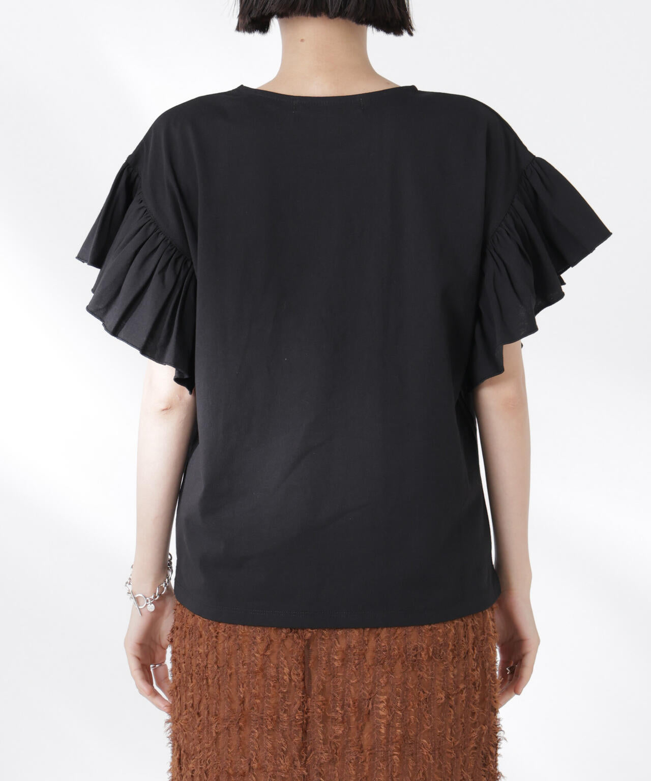 STORATECH 機能素材フレアデザインスリーブトップス 6735124318