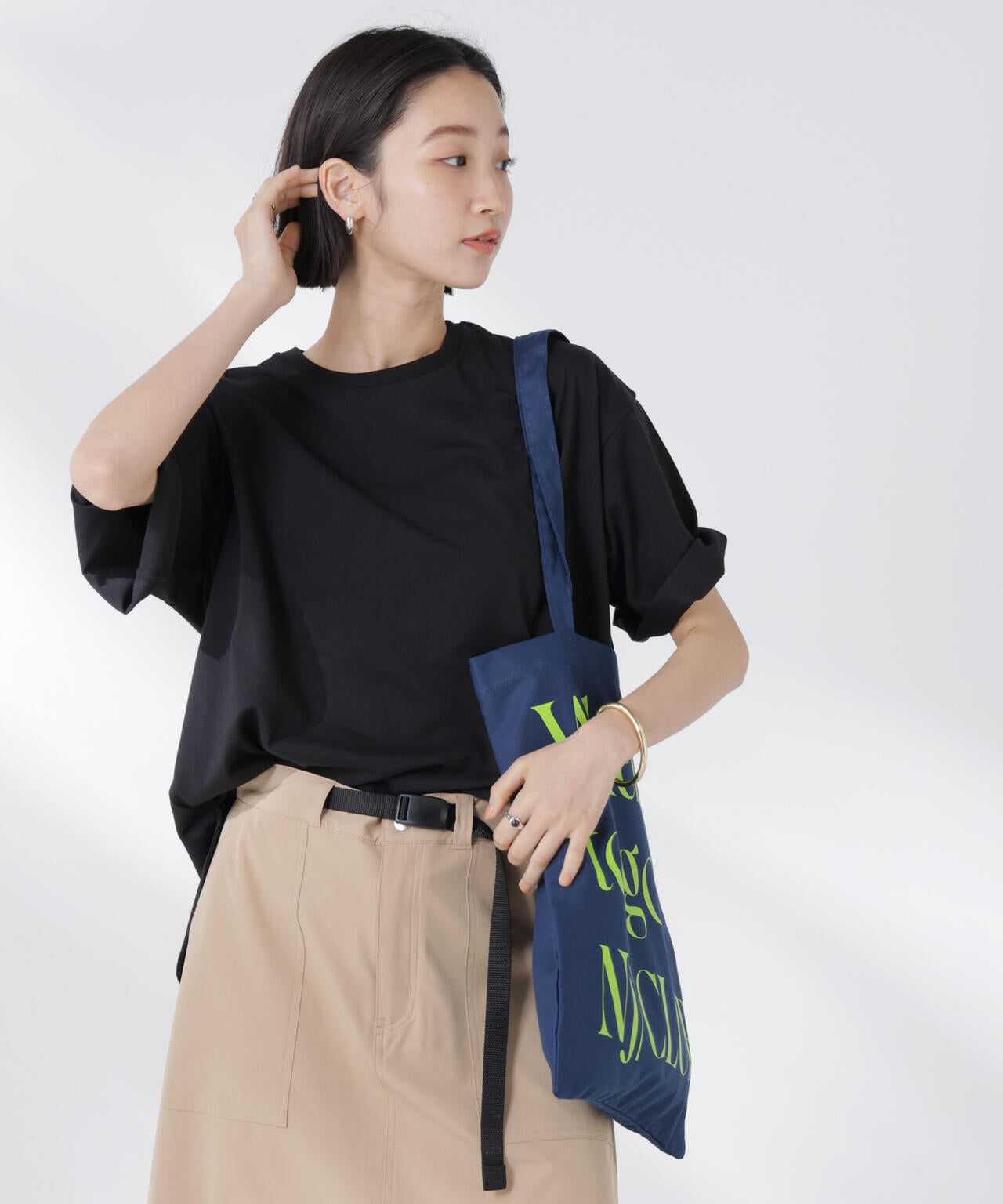 STORATECH 機能素材ラウンドヘムTシャツ 6735124319