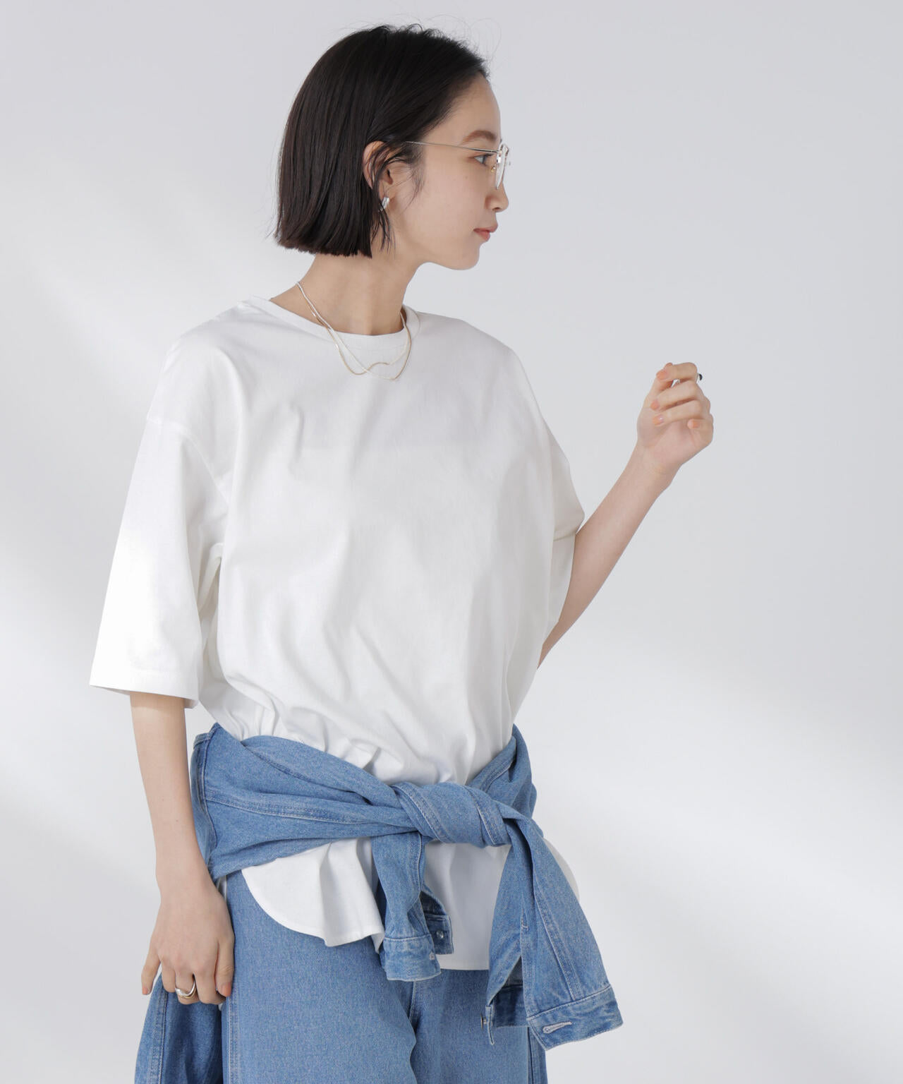 STORATECH 機能素材ラウンドヘムTシャツ 6735124319