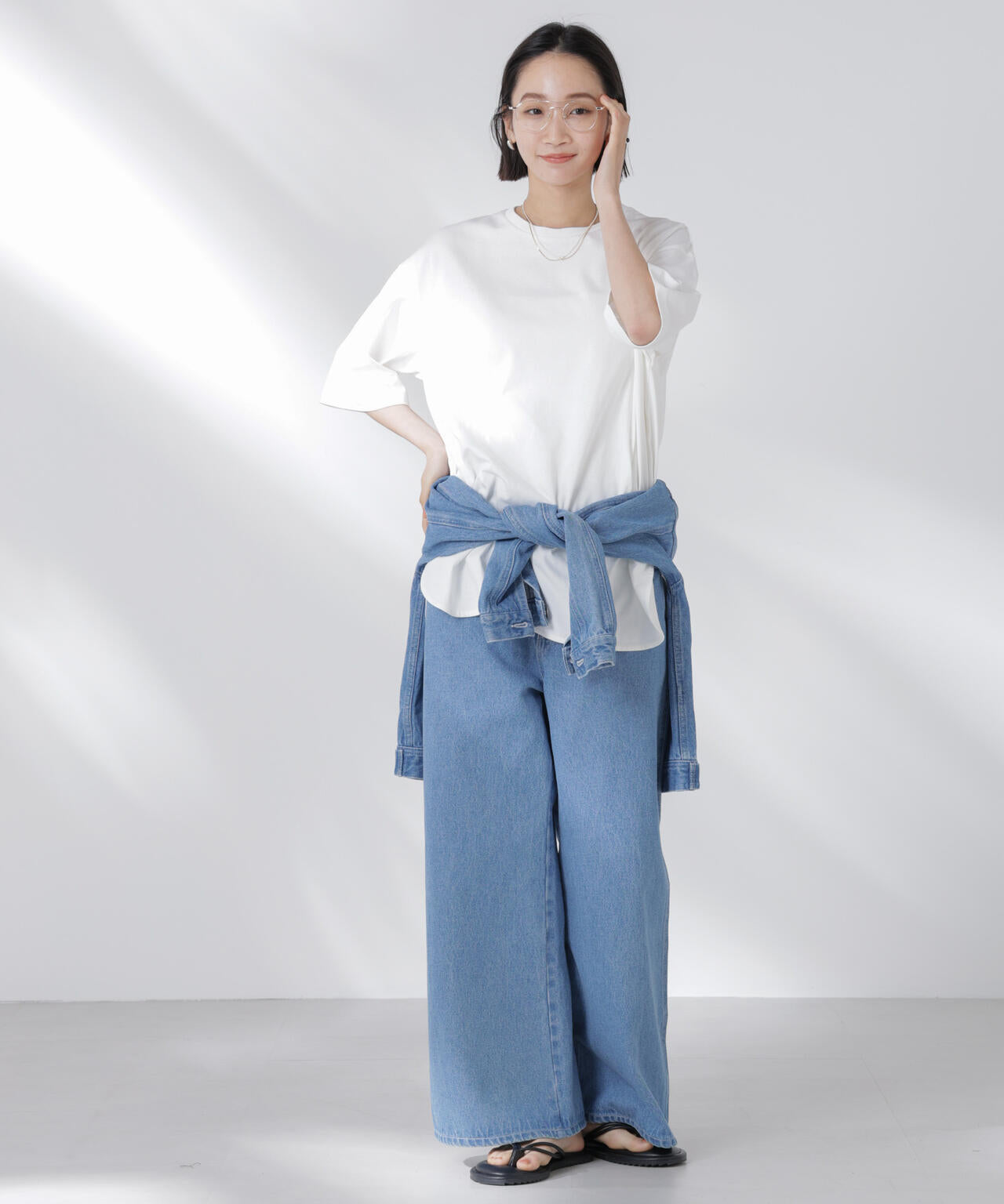 STORATECH 機能素材ラウンドヘムTシャツ 6735124319