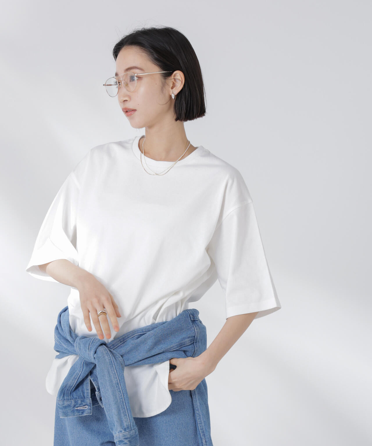 STORATECH 機能素材ラウンドヘムTシャツ 6735124319