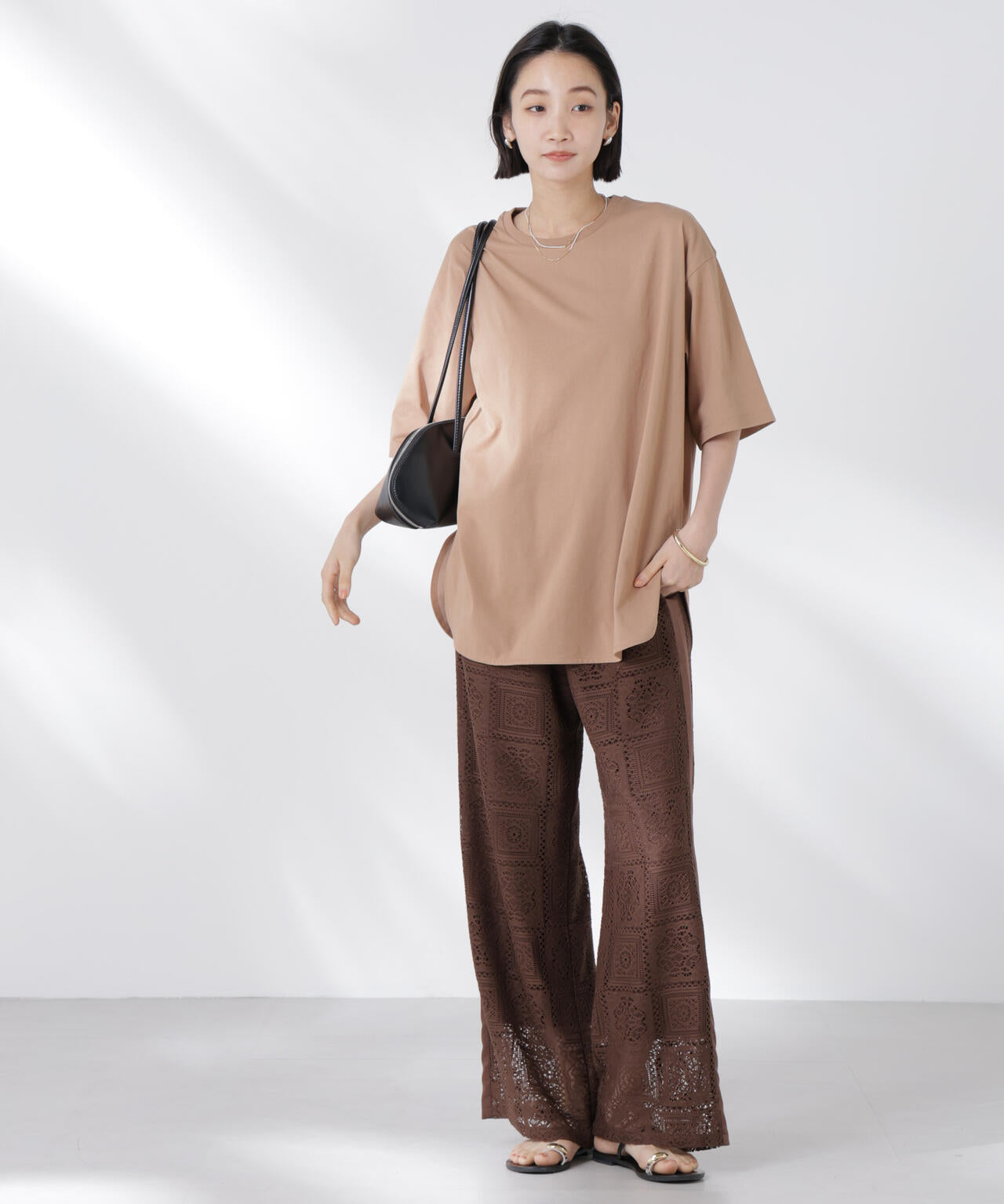 STORATECH 機能素材ラウンドヘムTシャツ 6735124319