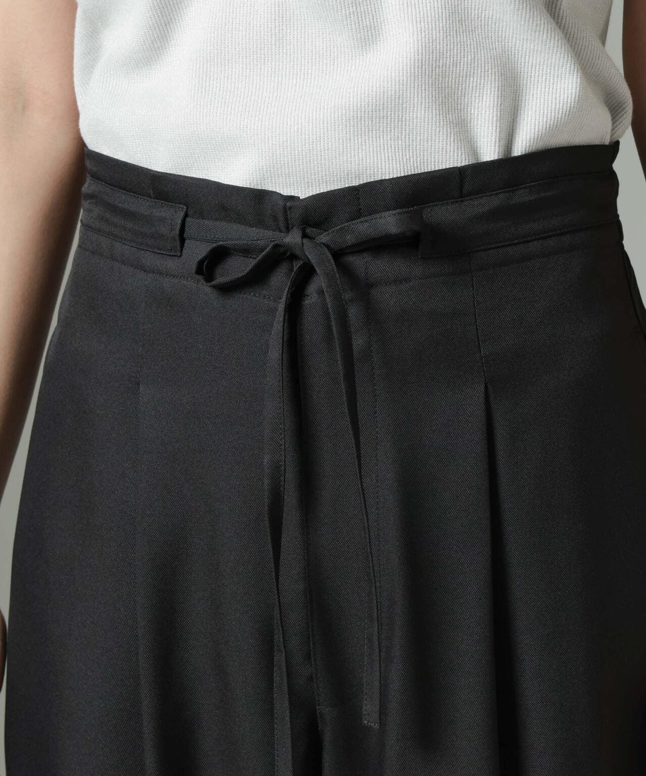 ウエストリボンベルトパンツ(セットアップ可) 6735127301