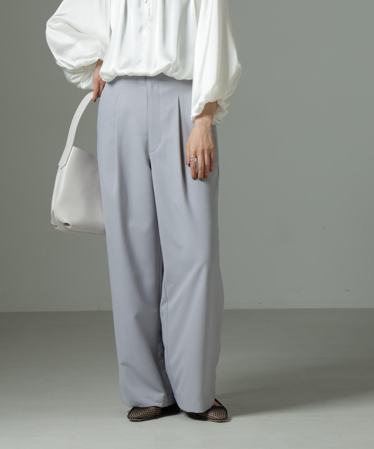 ウエストリボンベルトパンツ(セットアップ可) 6735127301