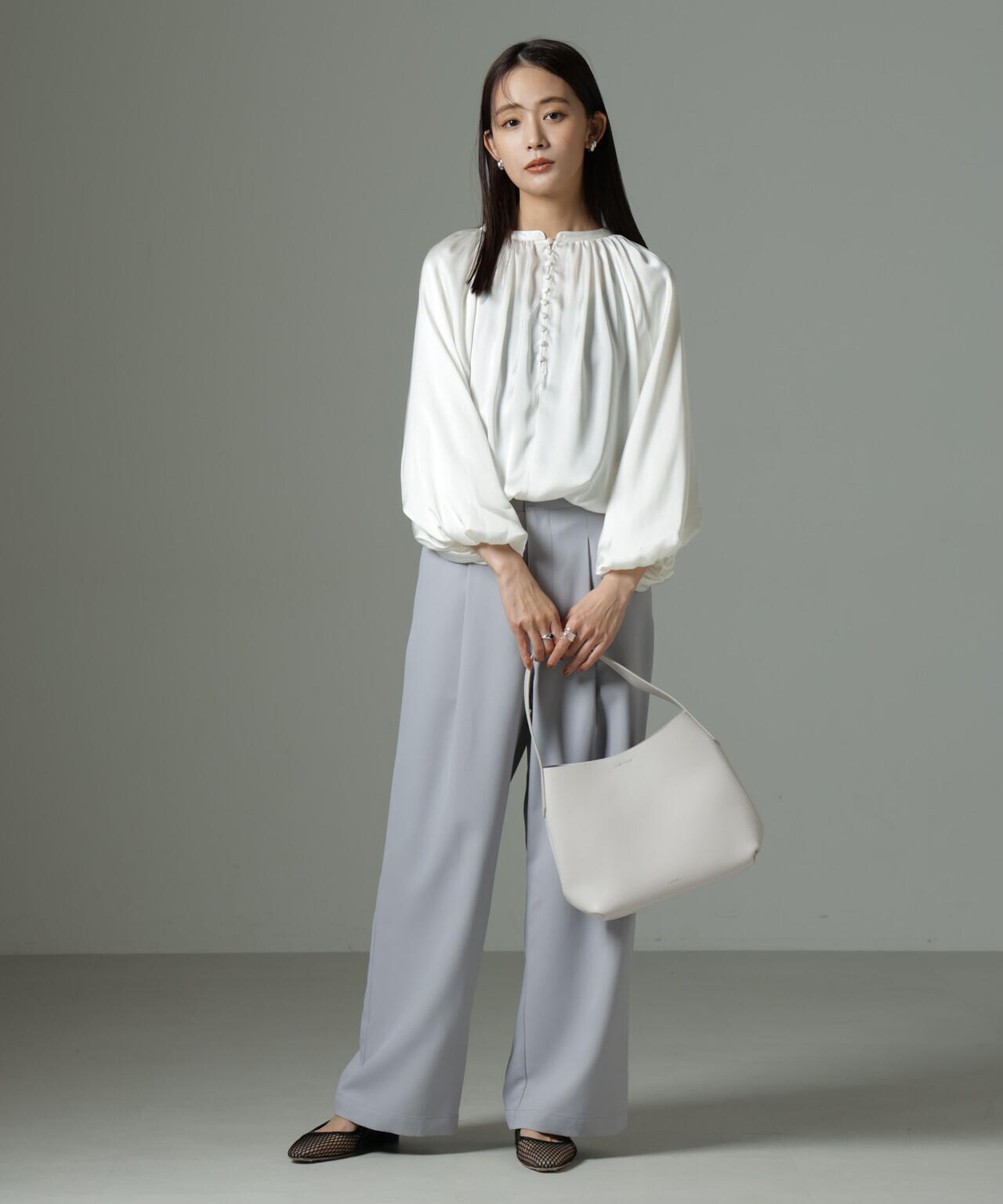 ウエストリボンベルトパンツ(セットアップ可) 6735127301