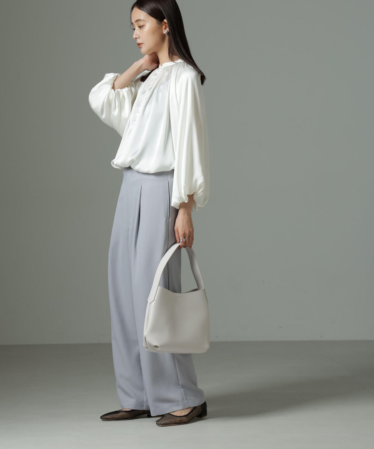 ウエストリボンベルトパンツ(セットアップ可) 6735127301