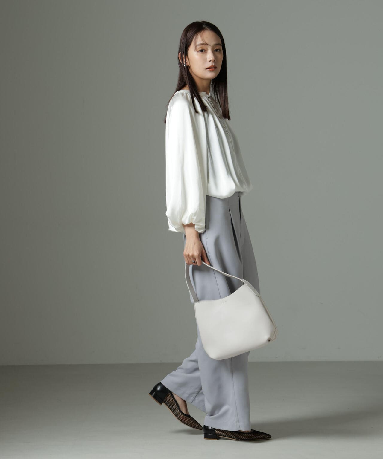 ウエストリボンベルトパンツ(セットアップ可) 6735127301