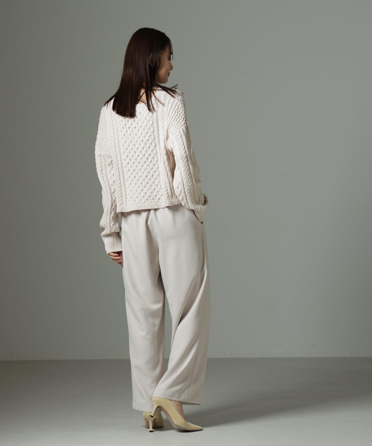 ウエストリボンベルトパンツ(セットアップ可) 6735127301