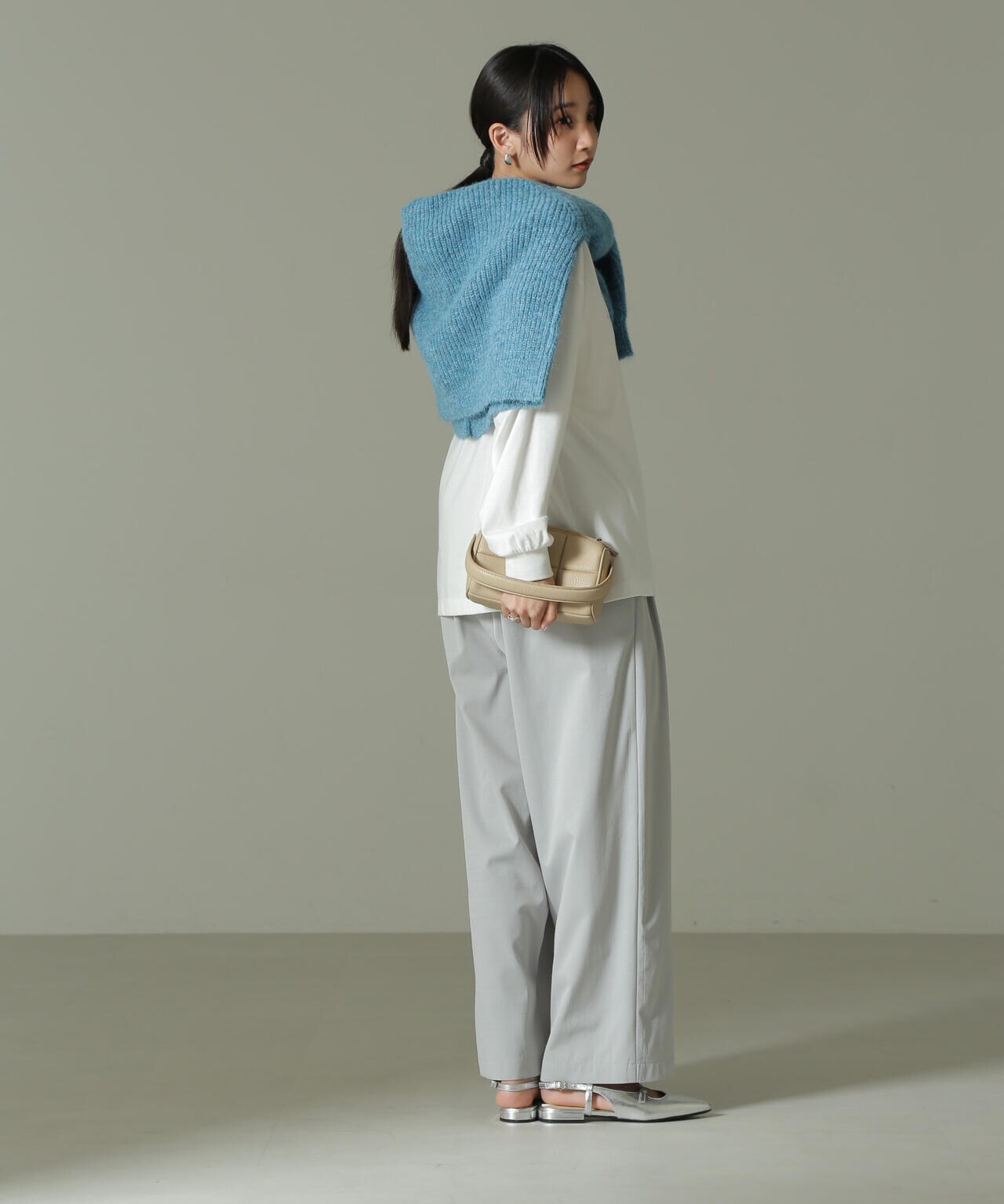 ツータックワイドパンツ 6735127302