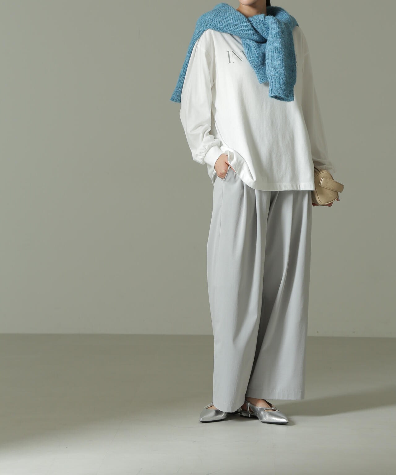 ツータックワイドパンツ 6735127302