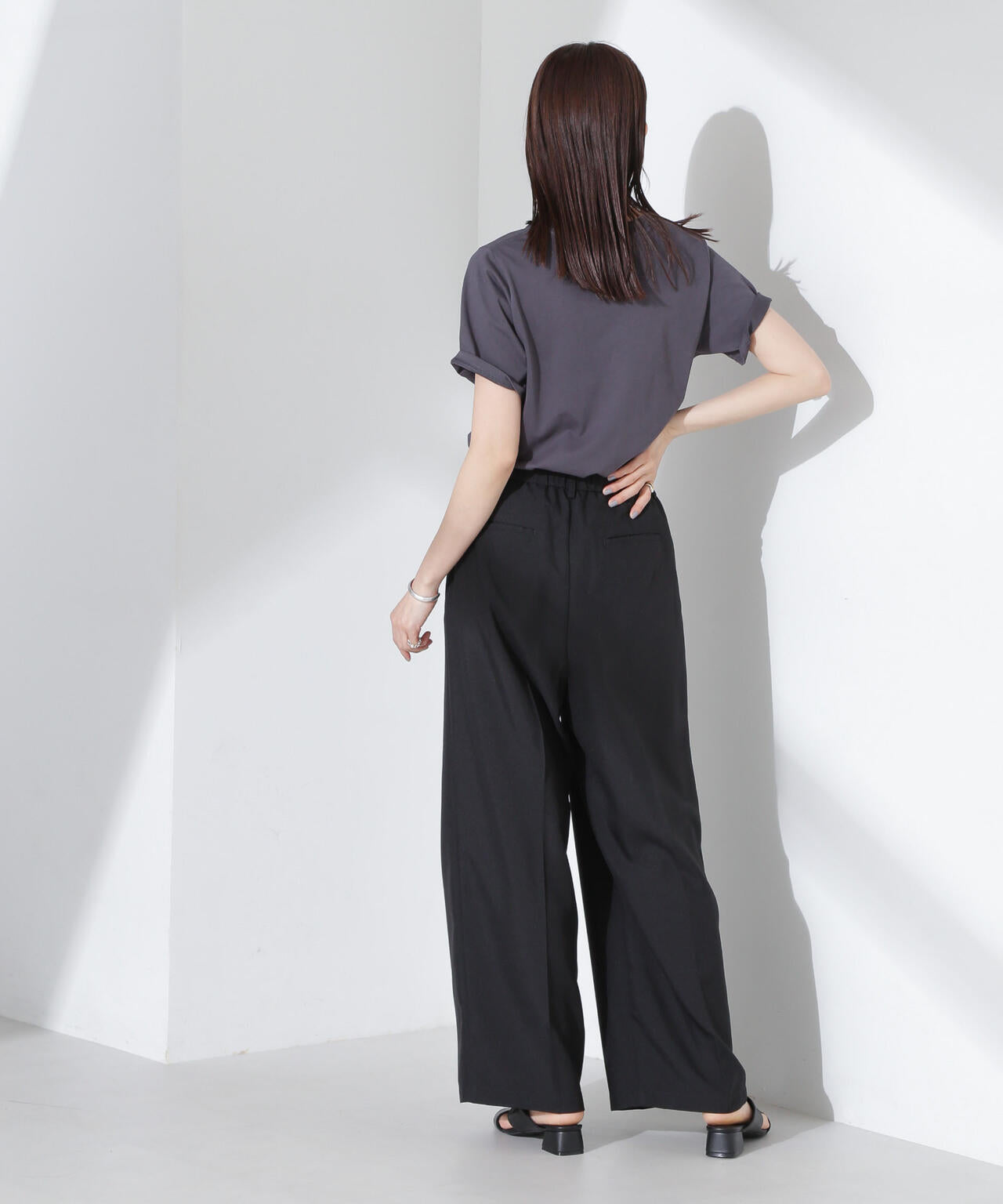 ツータックパンツ 6735127317