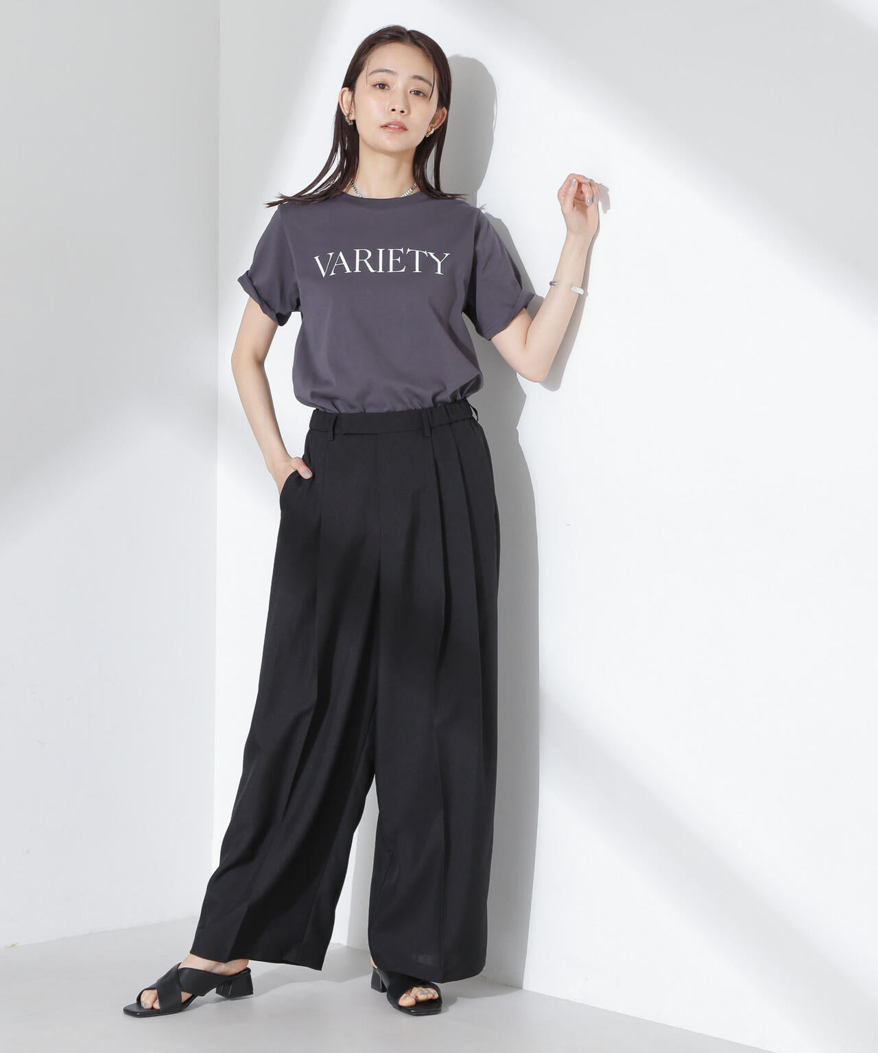 ツータックパンツ 6735127317