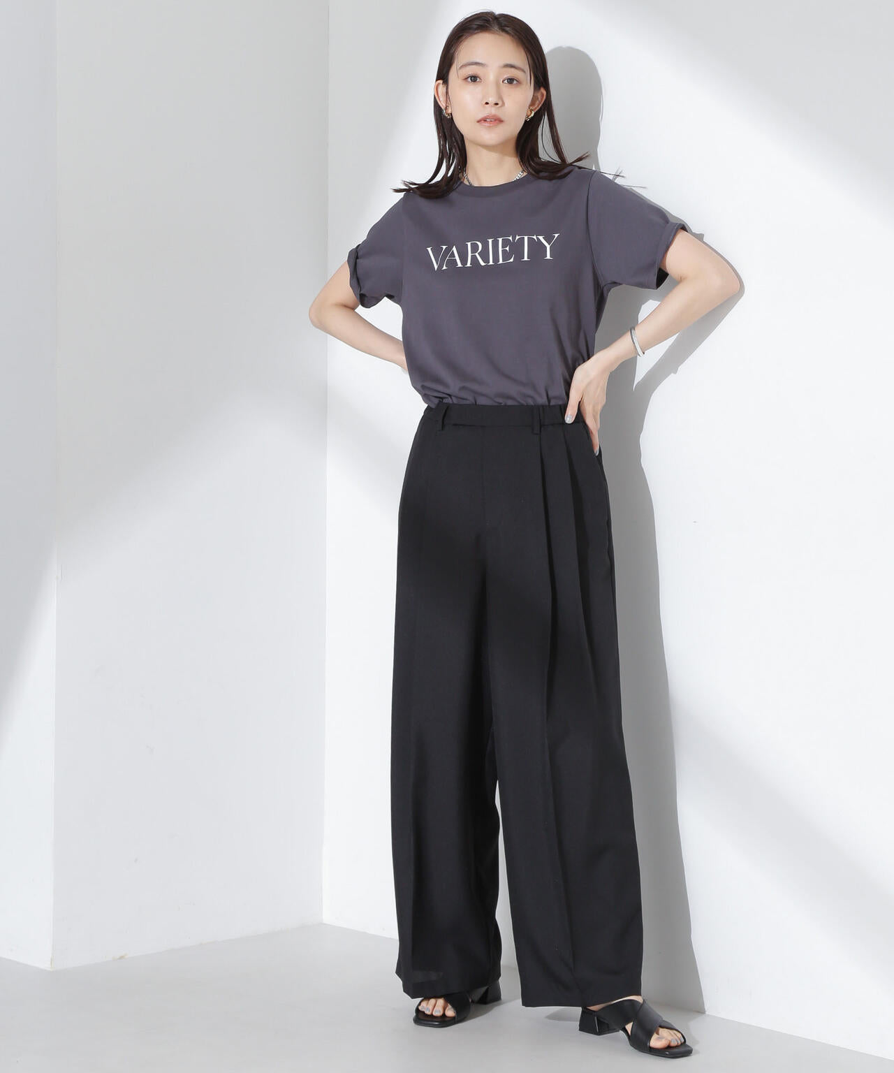 ツータックパンツ 6735127317