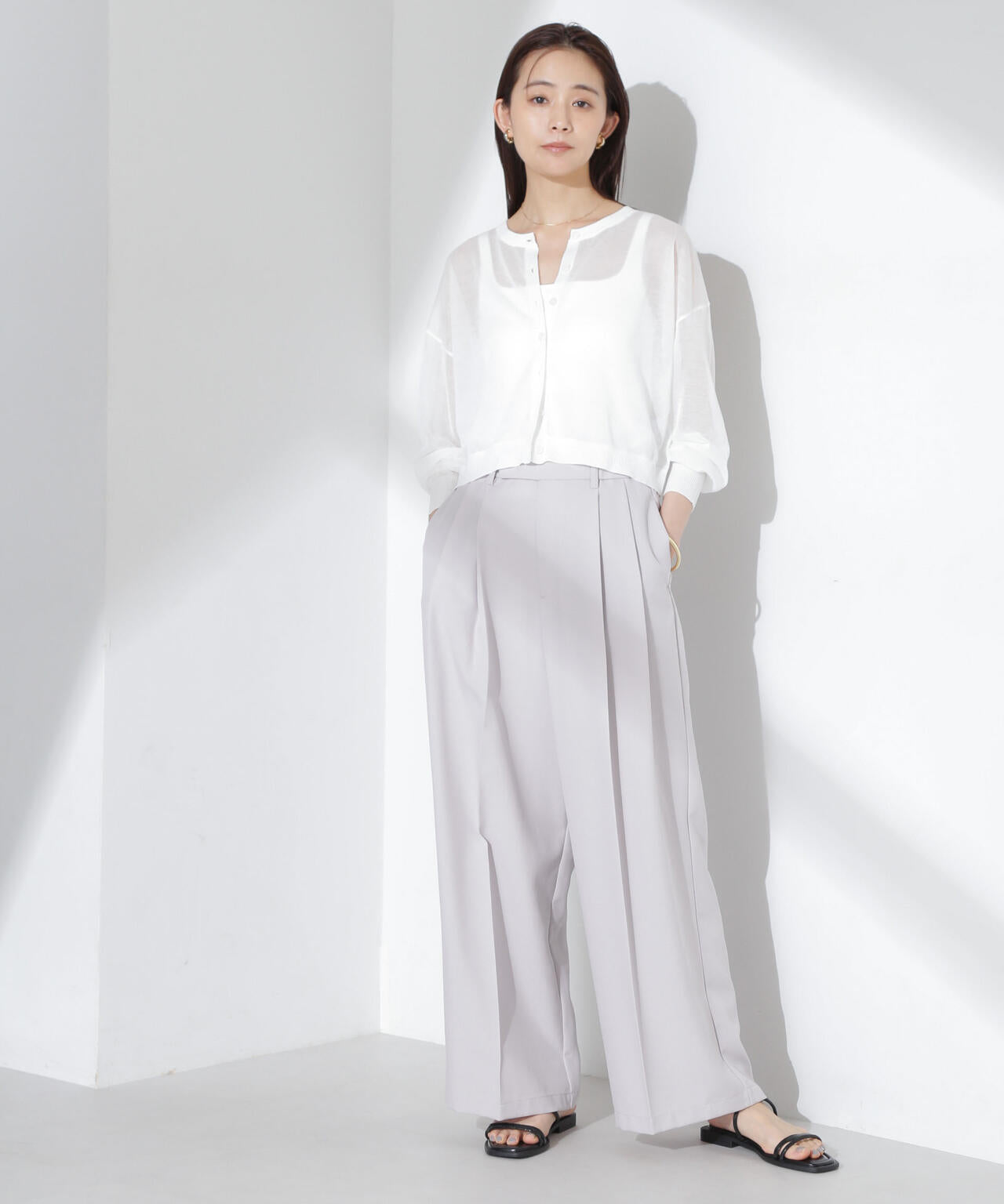 ツータックパンツ 6735127317