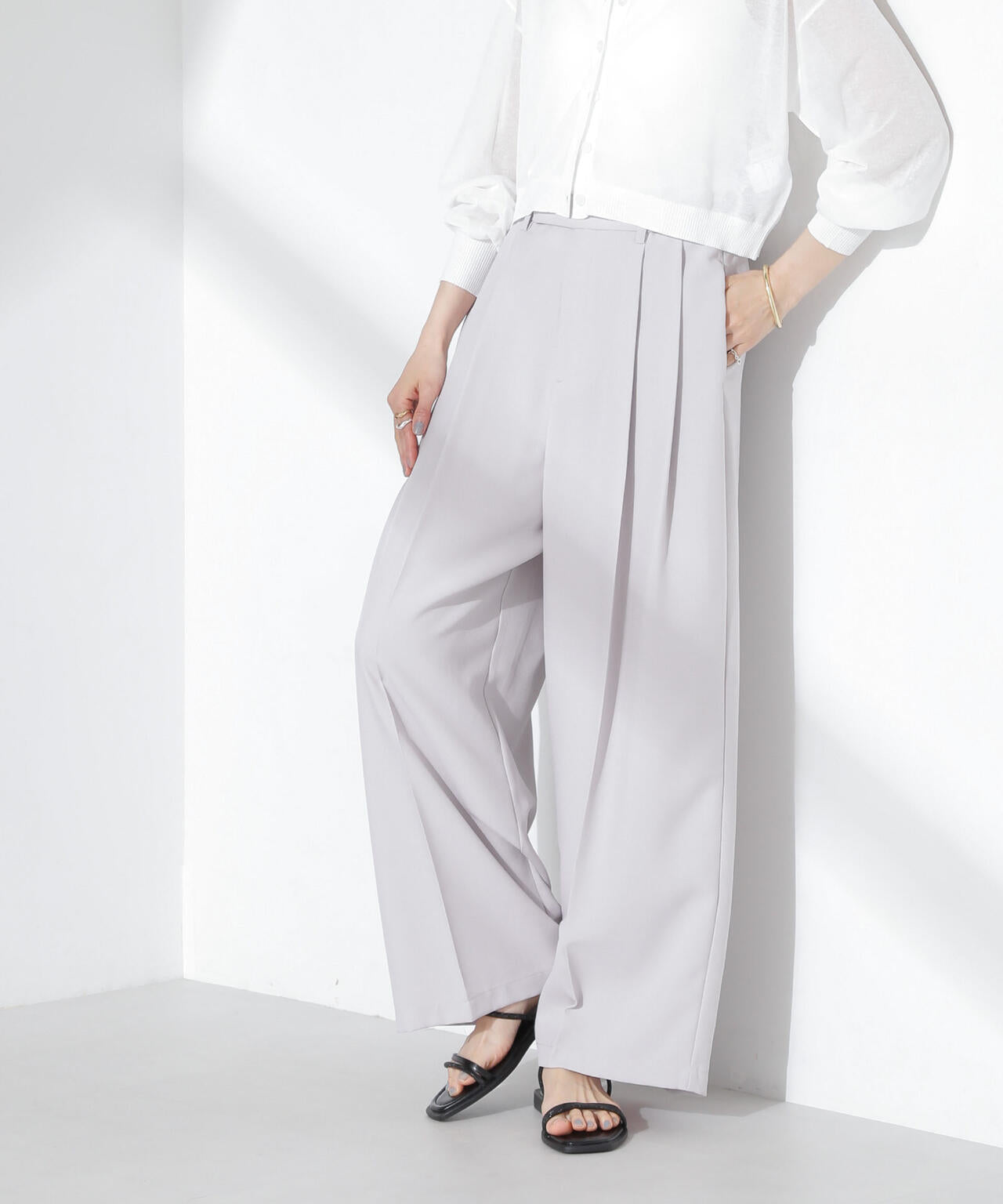 ツータックパンツ 6735127317