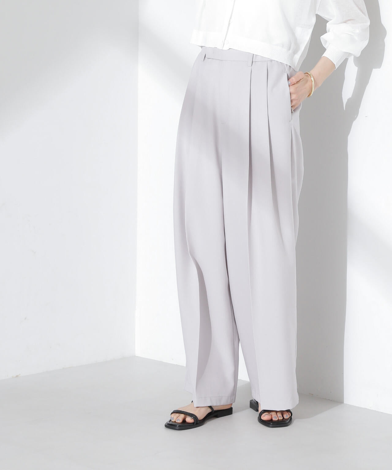 ツータックパンツ 6735127317