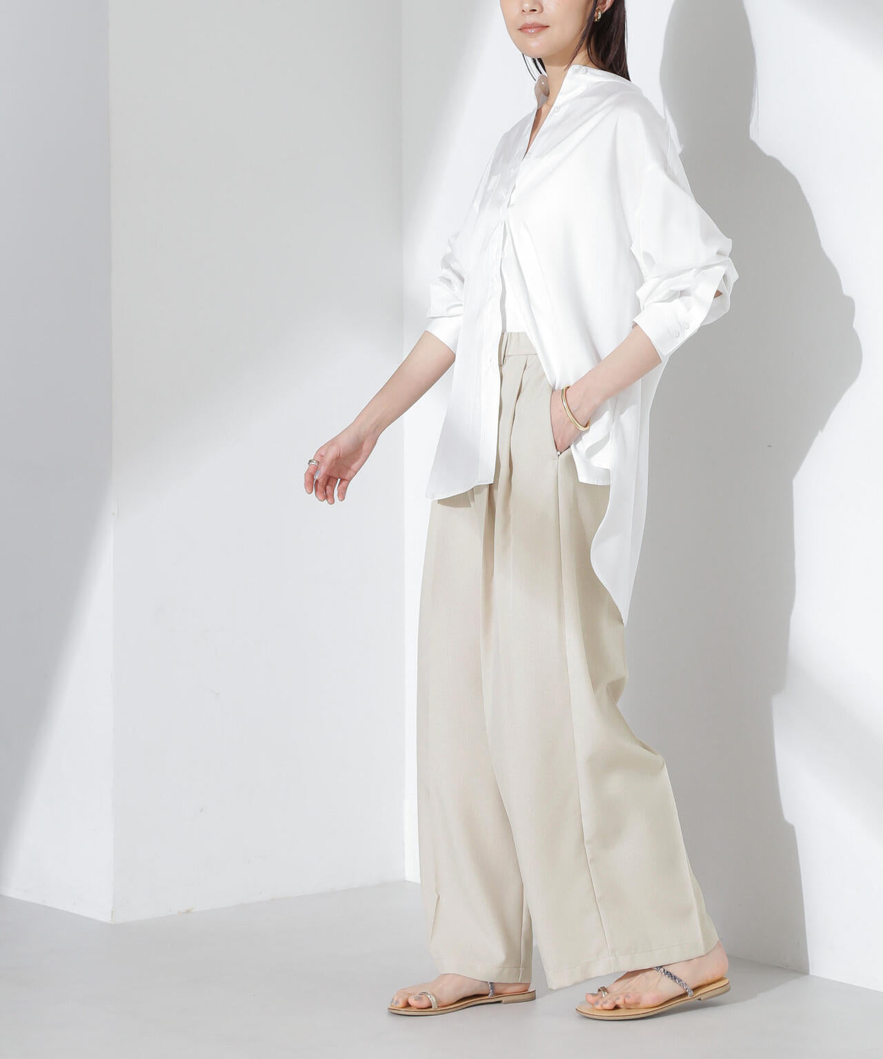 ツータックパンツ 6735127317