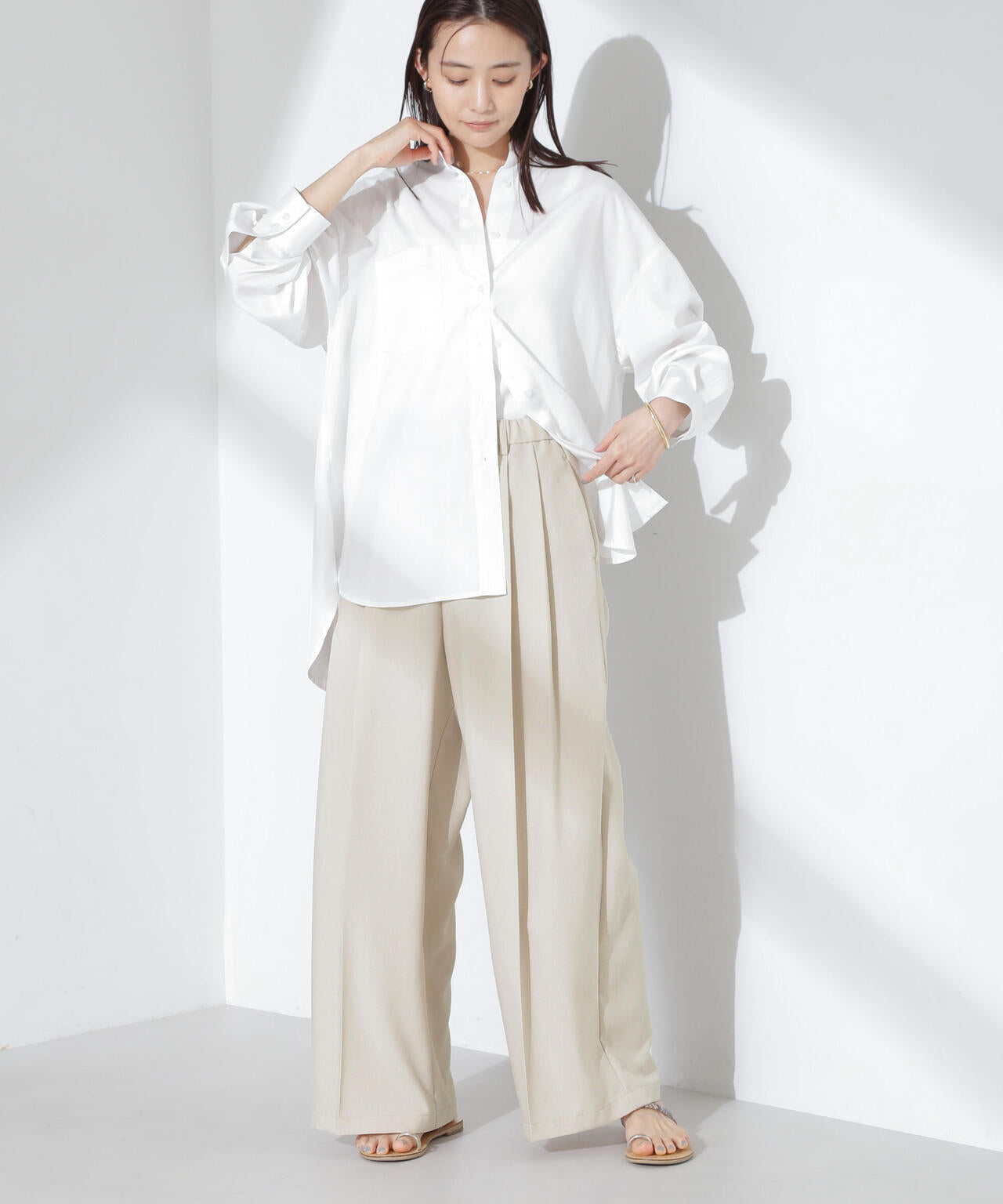 ツータックパンツ 6735127317