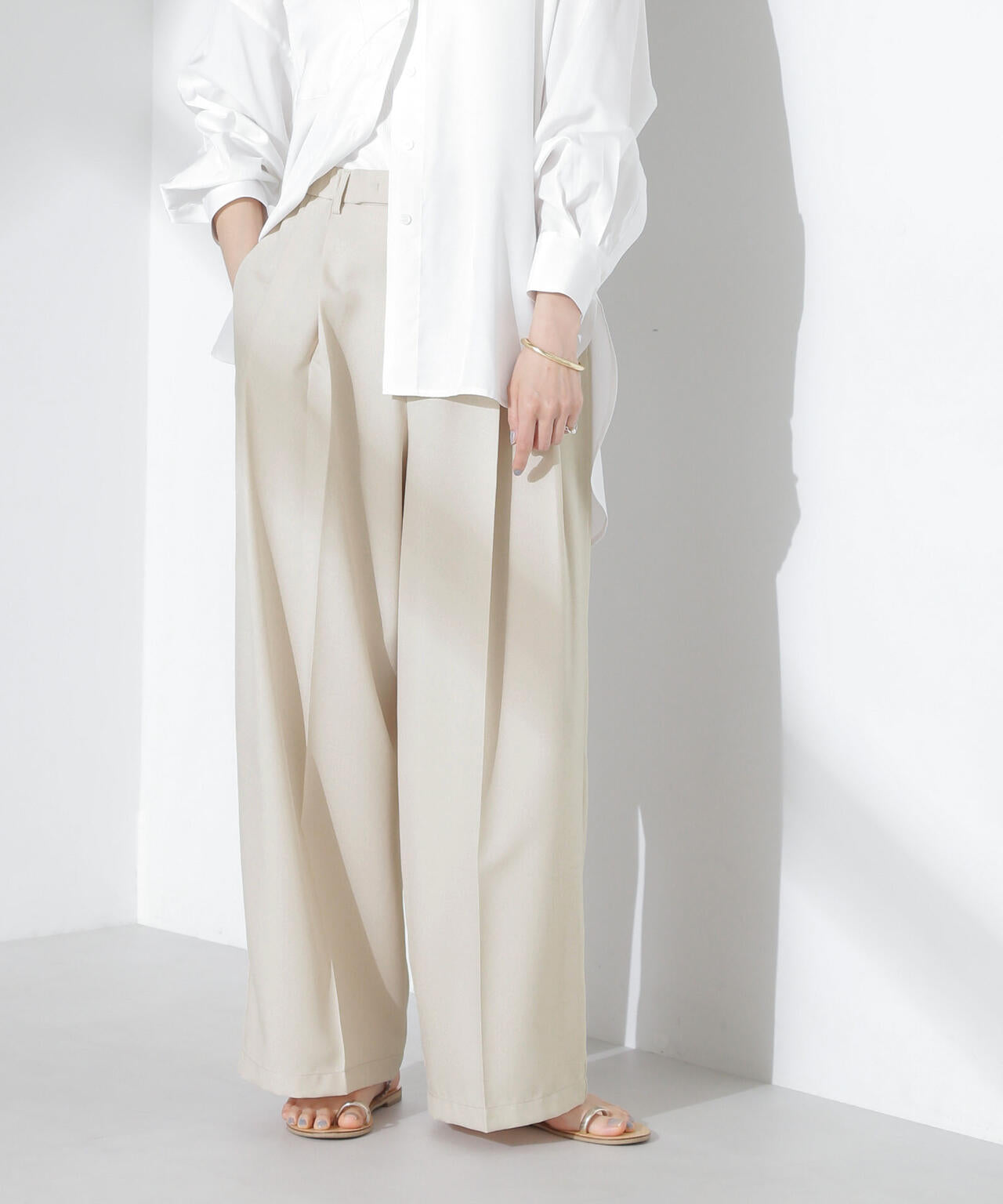 ツータックパンツ 6735127317