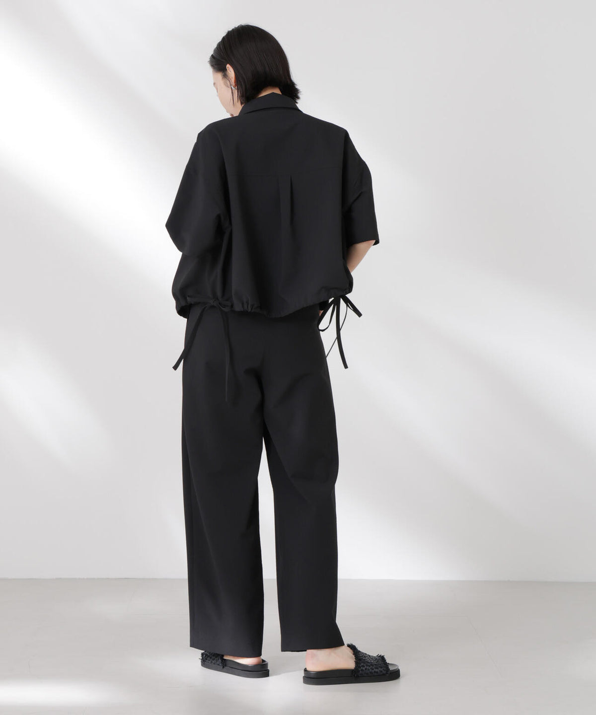 サッカータックワイドパンツ(セットアップ可) 6735127323