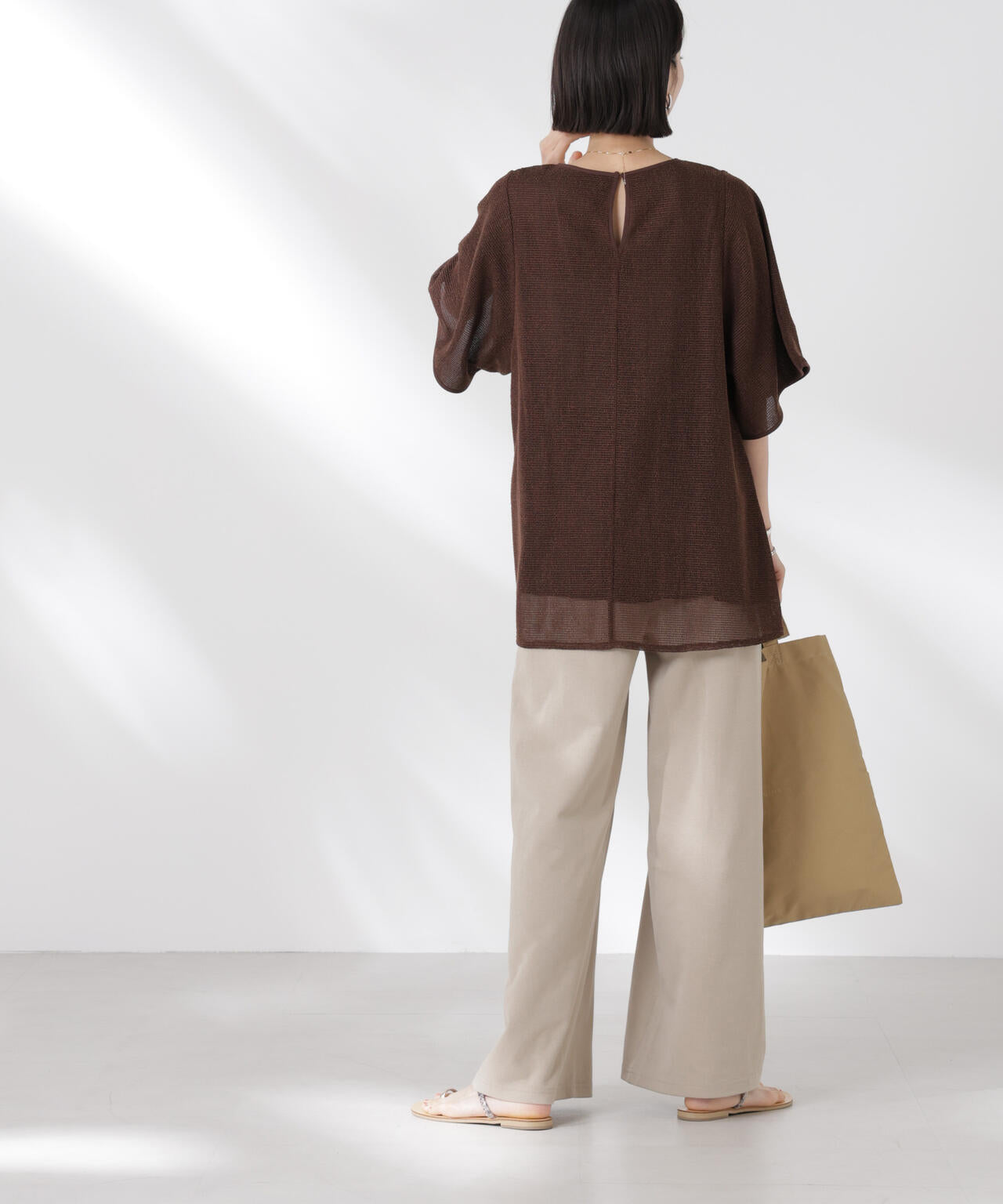 ダンボールカットワイドパンツ 6735127325