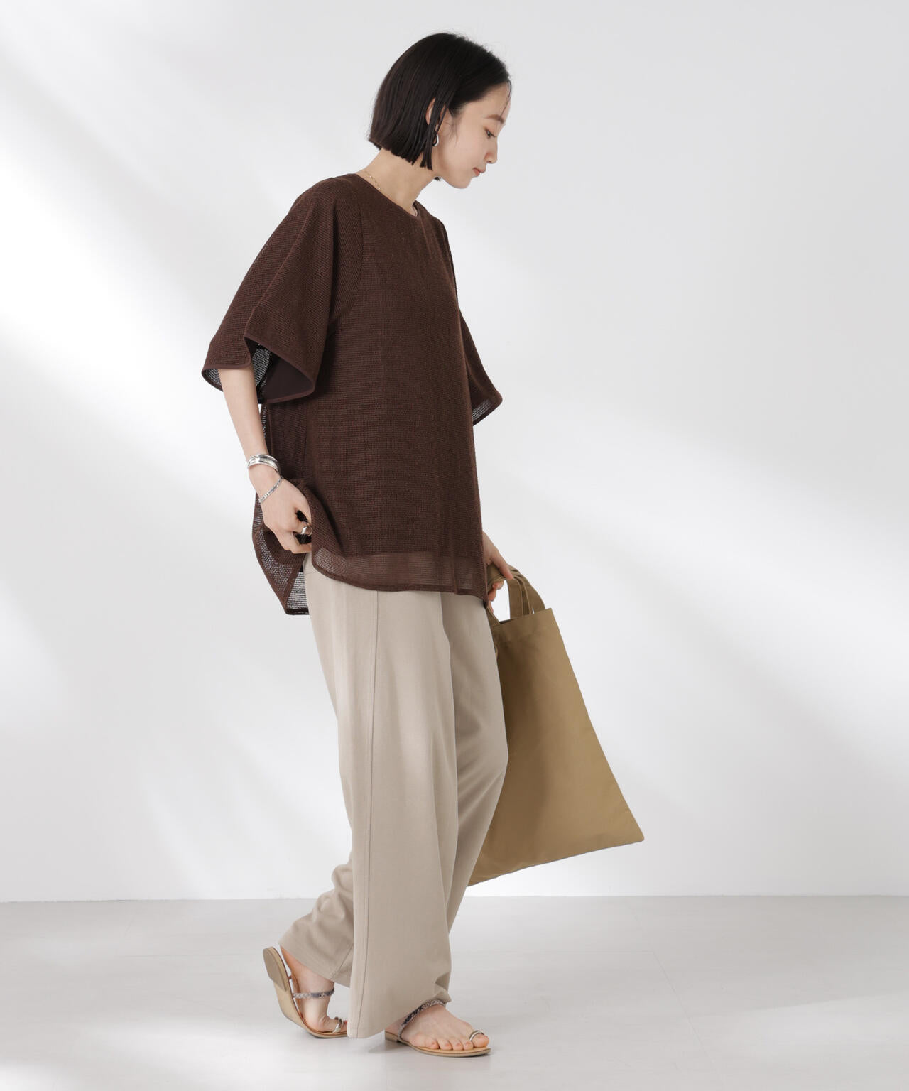 ダンボールカットワイドパンツ 6735127325