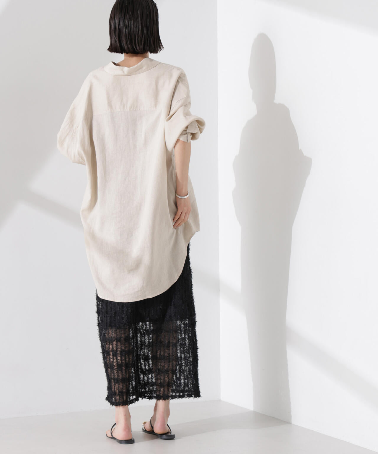 フリンジチュールナロースカート(セットアップ可) 6735130311